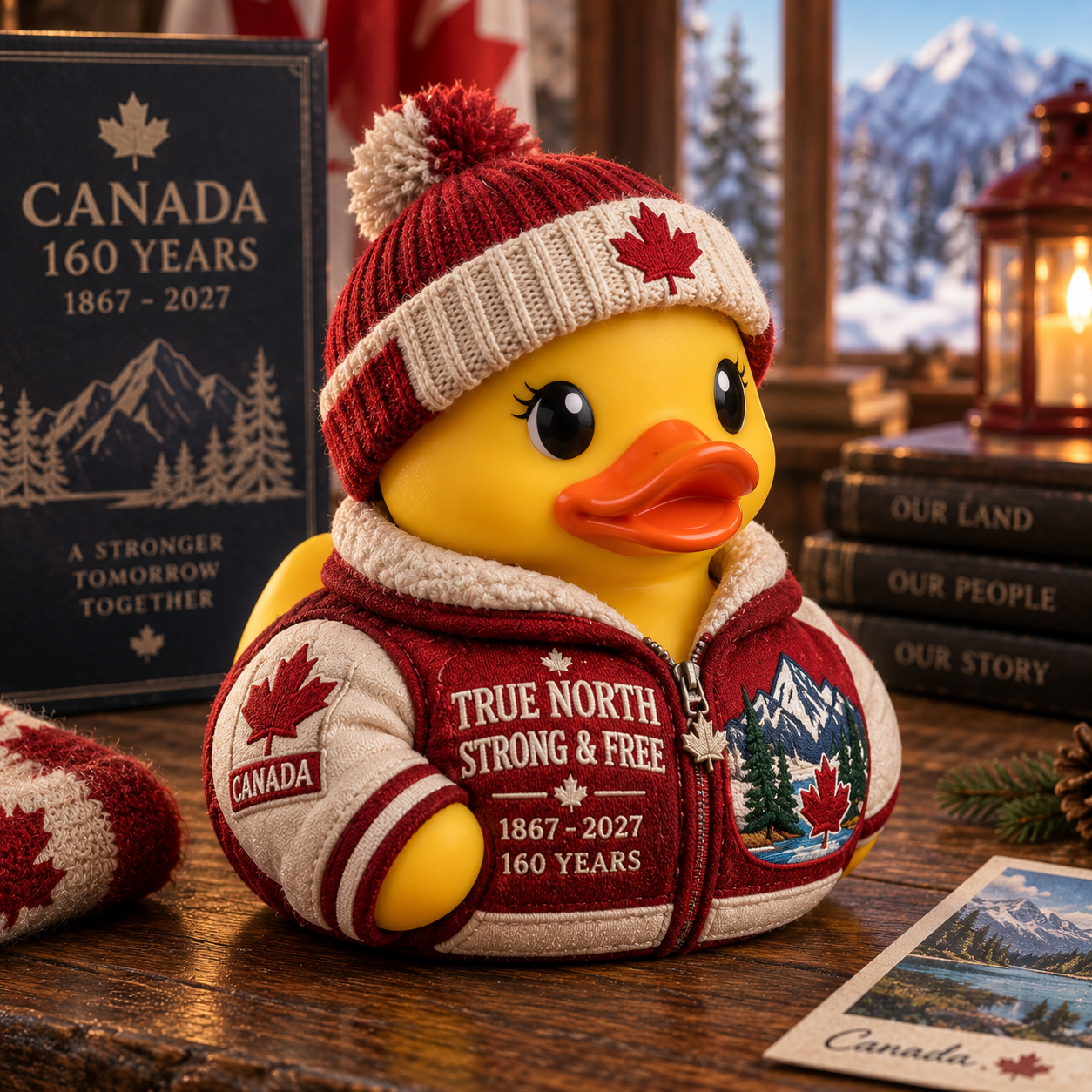 Canada 160th “True North Strong & Free” Heritage Duck