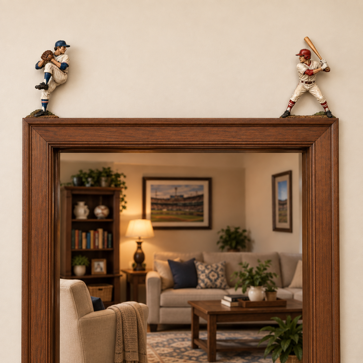Baseball “Game Day Showdown” Pitcher & Batter Interactive Door Topper Set
