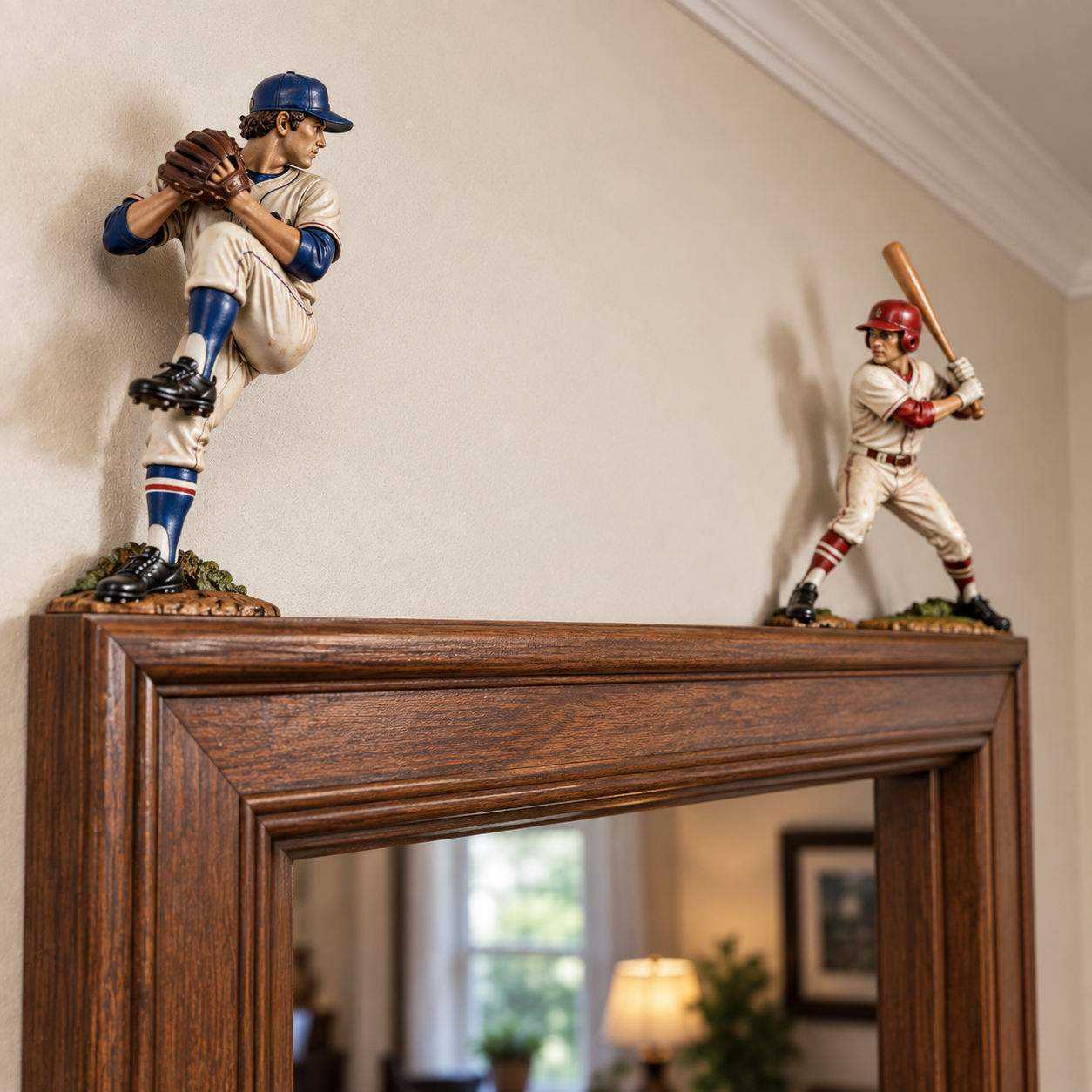 Baseball “Game Day Showdown” Pitcher & Batter Interactive Door Topper Set
