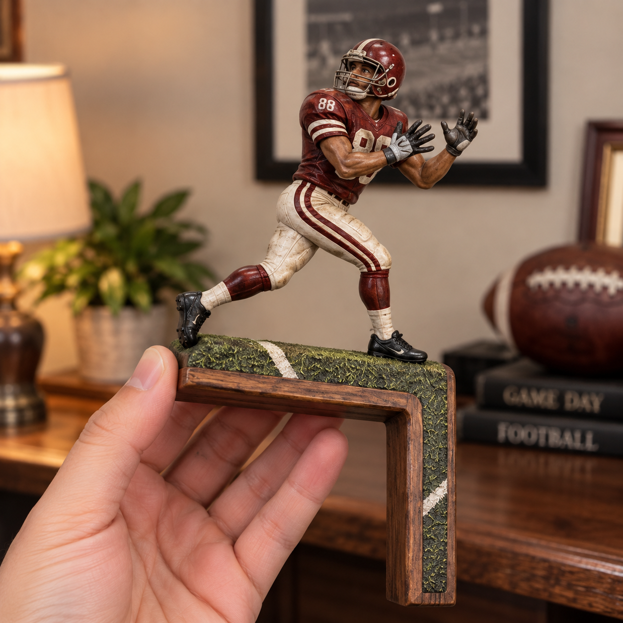 Football “One Pass, One Bond” Quarterback & Receiver Interactive Door Topper