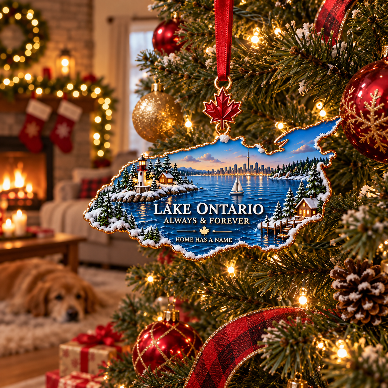 Lake Ontario “Always & Forever” Heritage Christmas Ornament