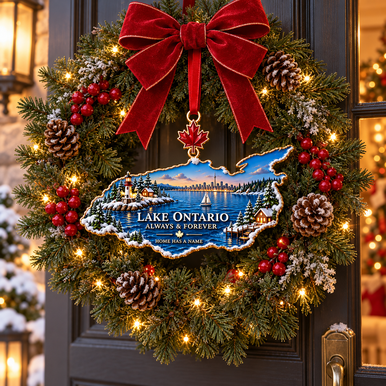 Lake Ontario “Always & Forever” Heritage Christmas Ornament