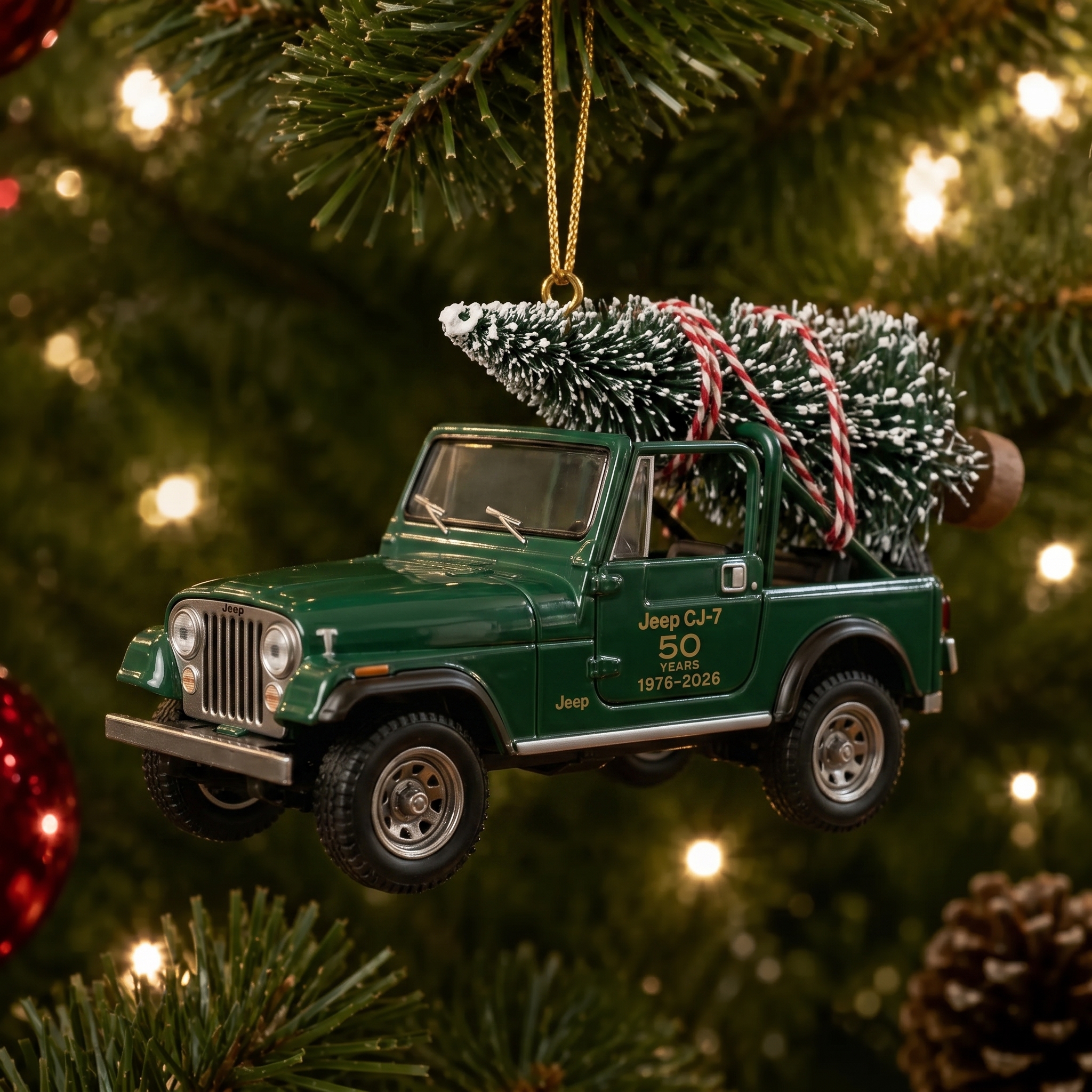 1976 Jeep CJ-7 50th Anniversary Adventure Heritage Commemorative Ornament