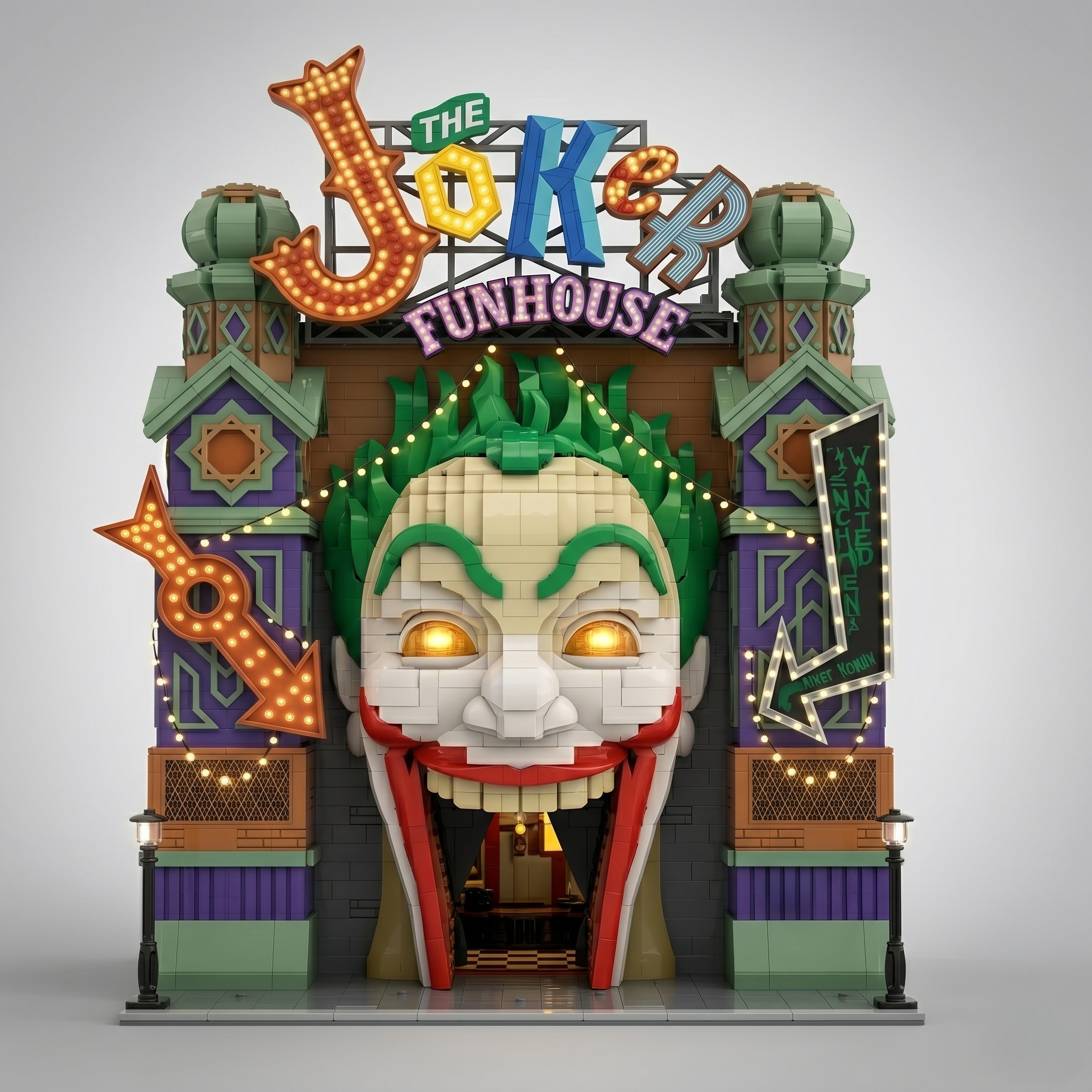 Jester Funhouse Building Block Set