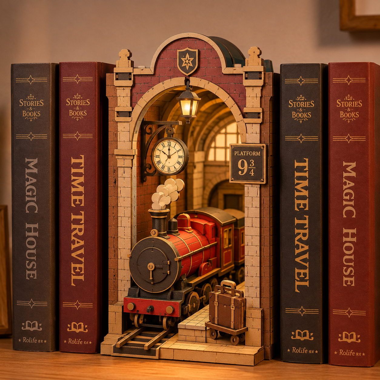 Magic Academy Station 3D Paper Puzzle