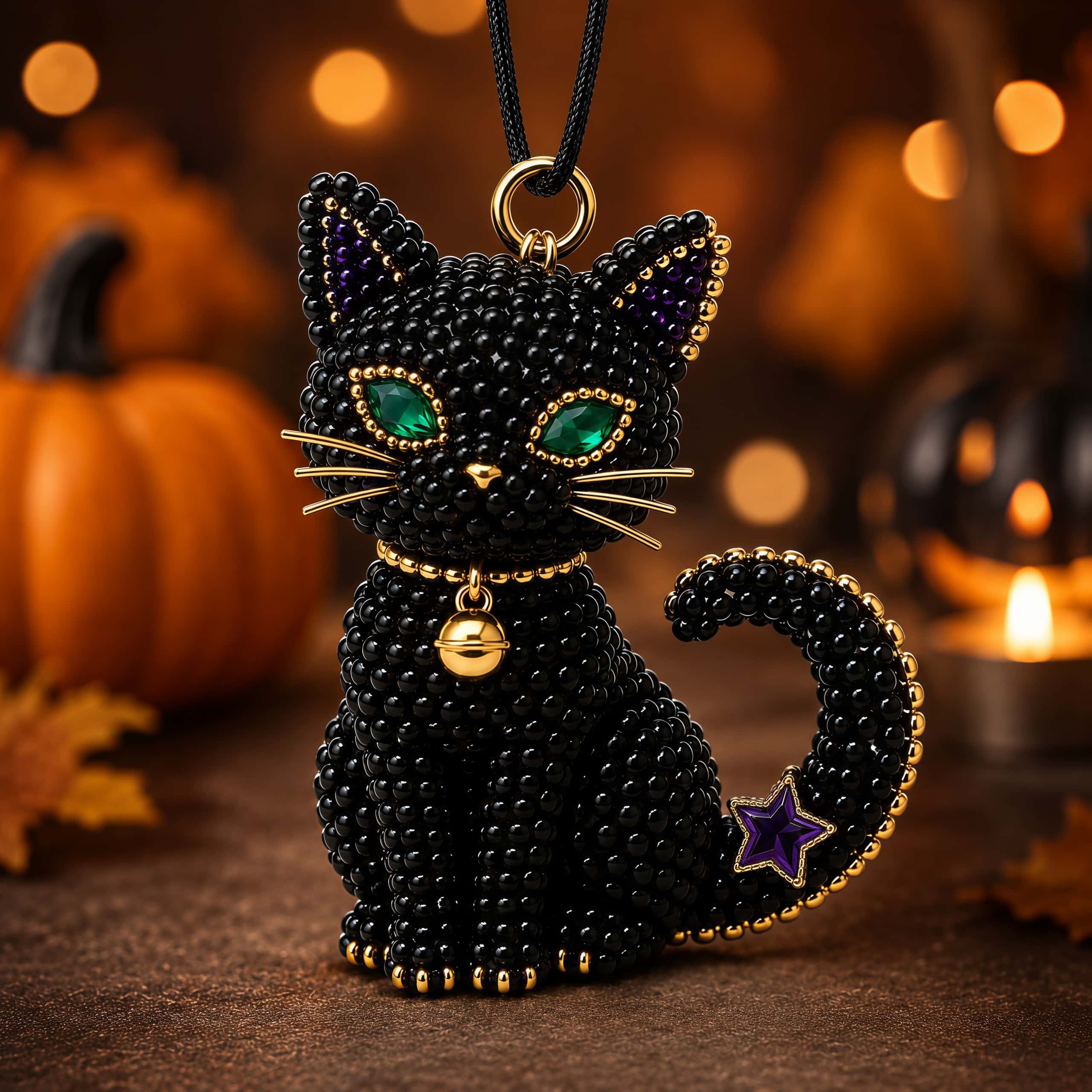 Halloween Ornament Beaded DIY Kit 