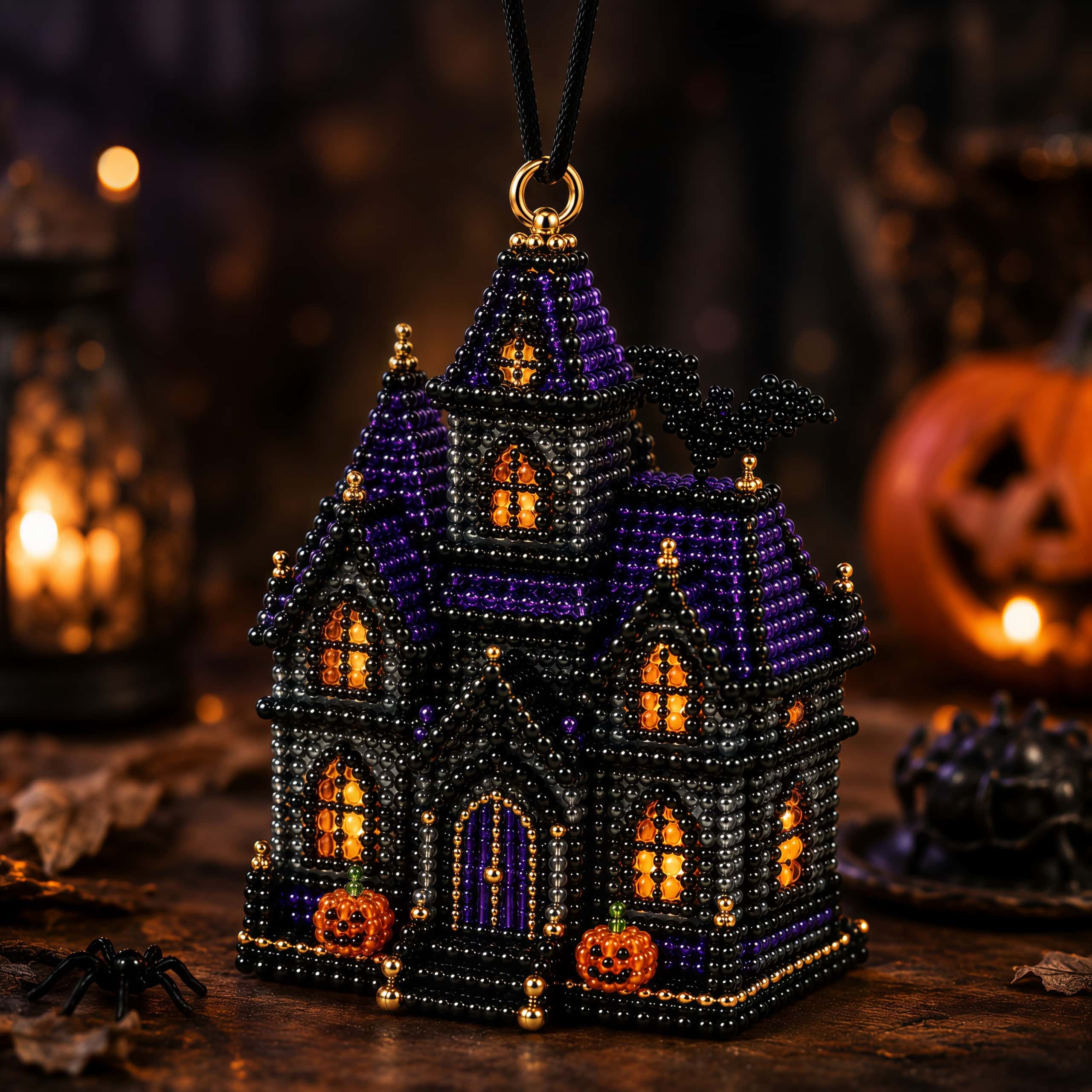 Halloween Ornament Beaded DIY Kit 
