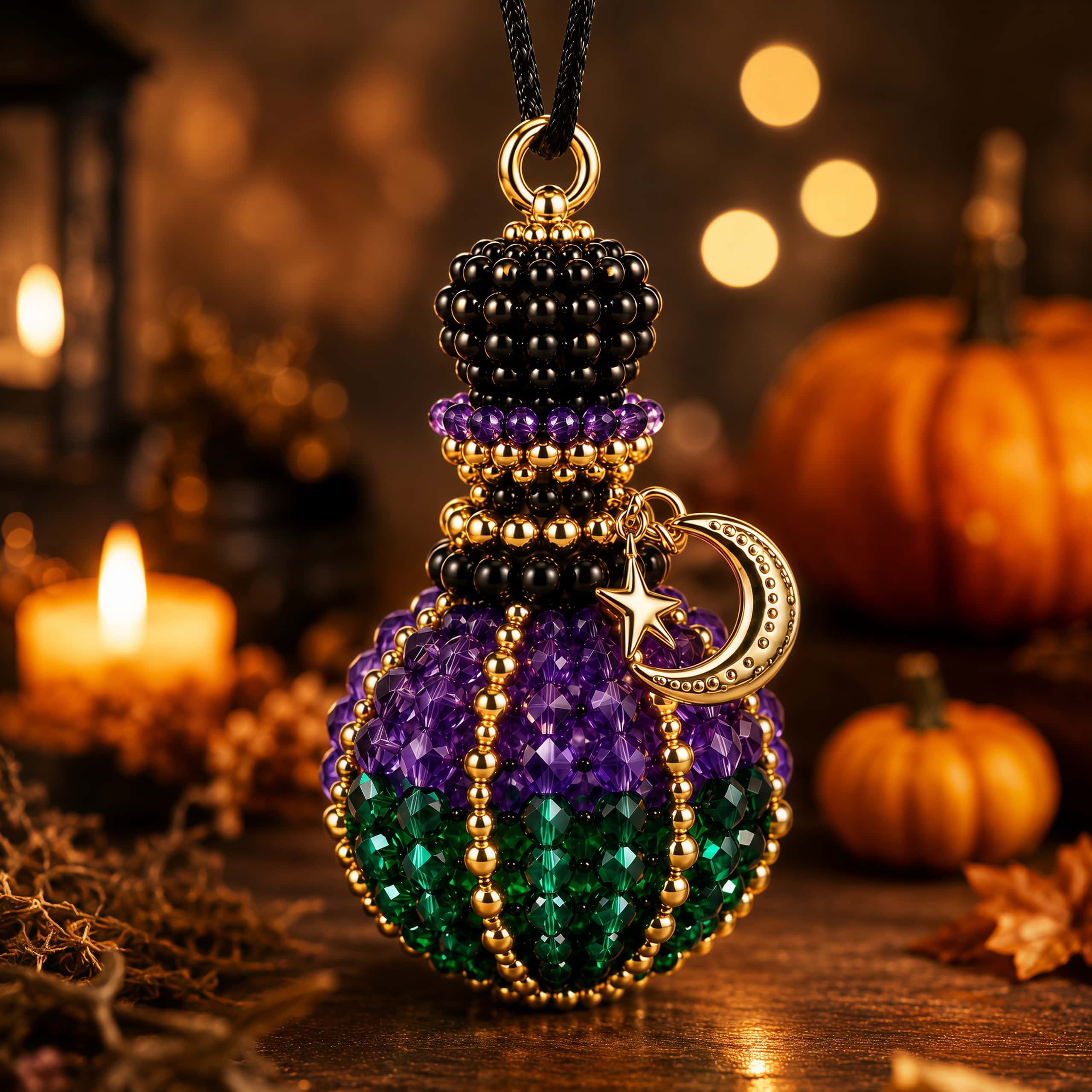Halloween Ornament Beaded DIY Kit 