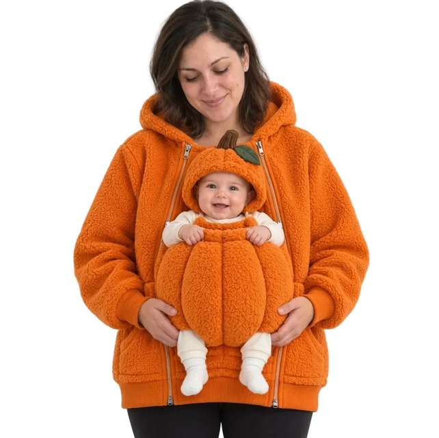 Little Pumpkin Mommy and Baby Hoodie as a thoughtful new mom gift