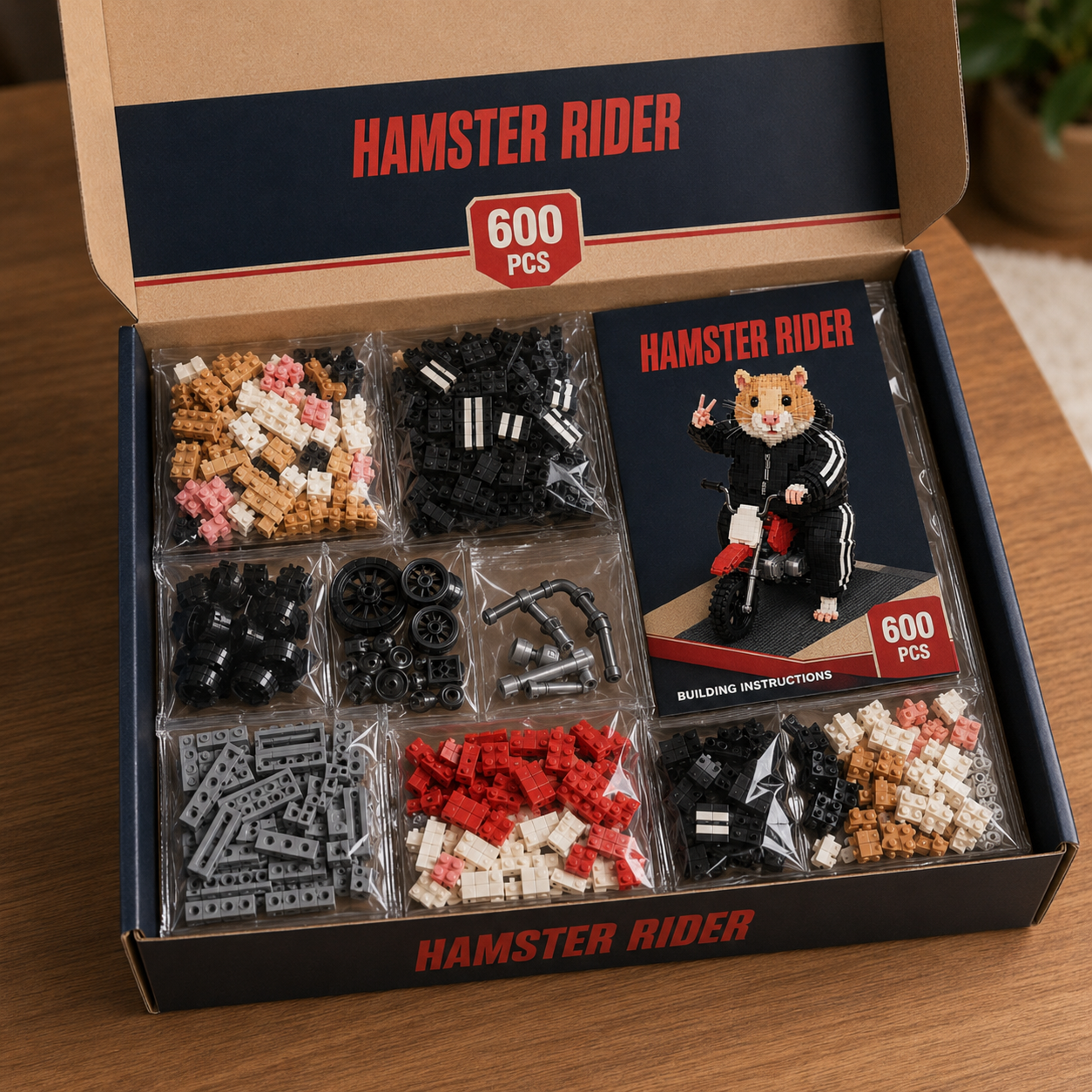 Urban Rebel Collection — Hamster Rider Building Block Display Set