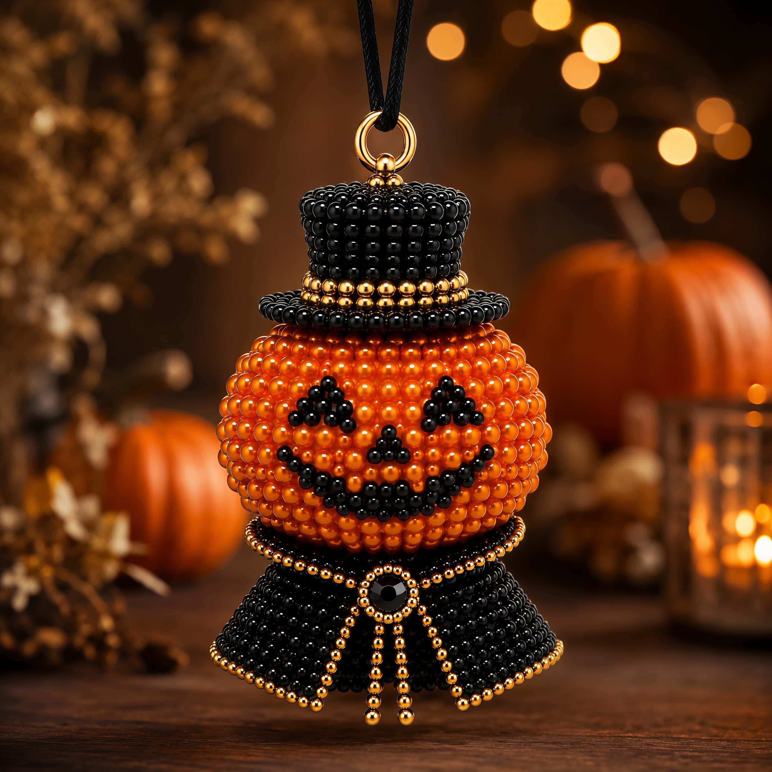 Halloween Ornament Beaded DIY Kit 