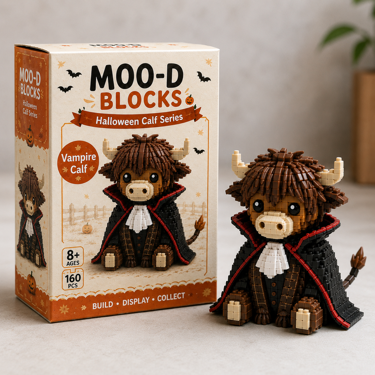 Spooky-Cute Halloween Decor — MOO-D BLOCKS Halloween Calf Collection