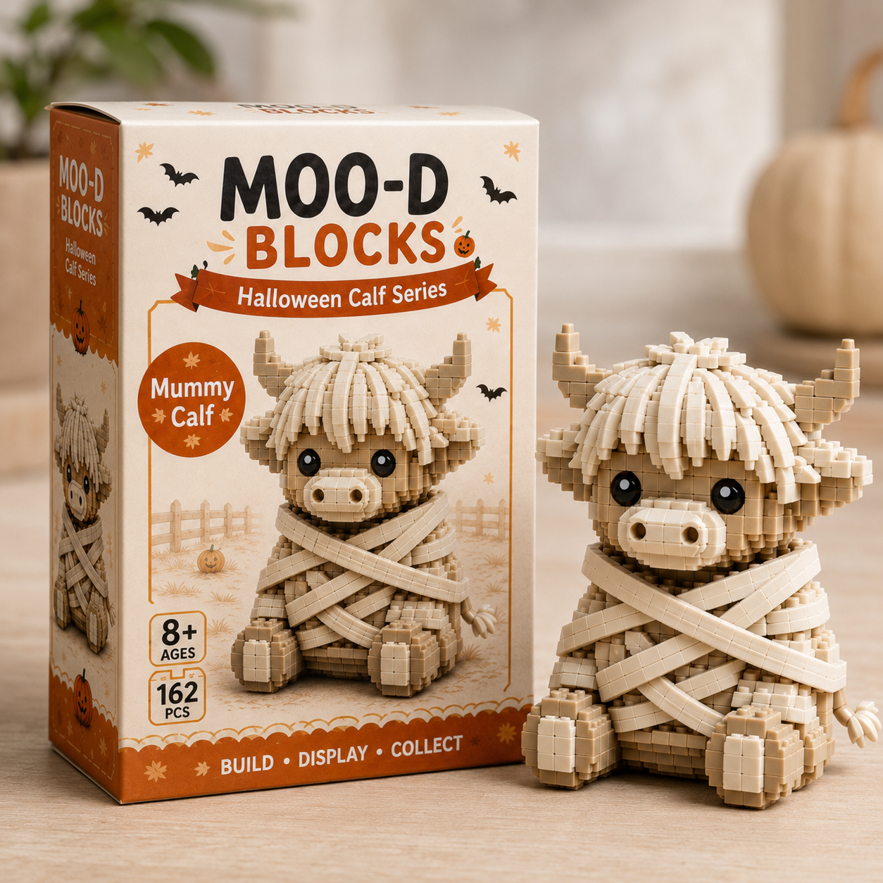 Spooky-Cute Halloween Decor — MOO-D BLOCKS Halloween Calf Collection