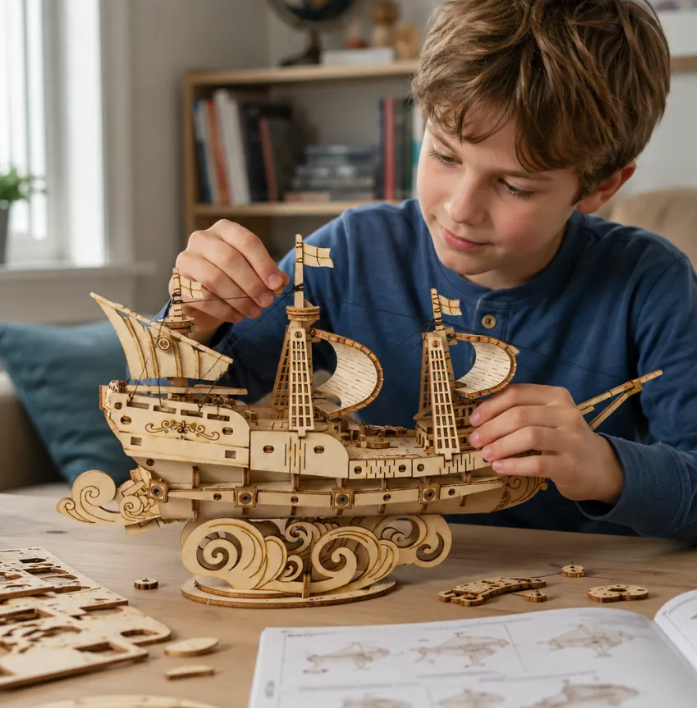 3D Wooden Puzzle
