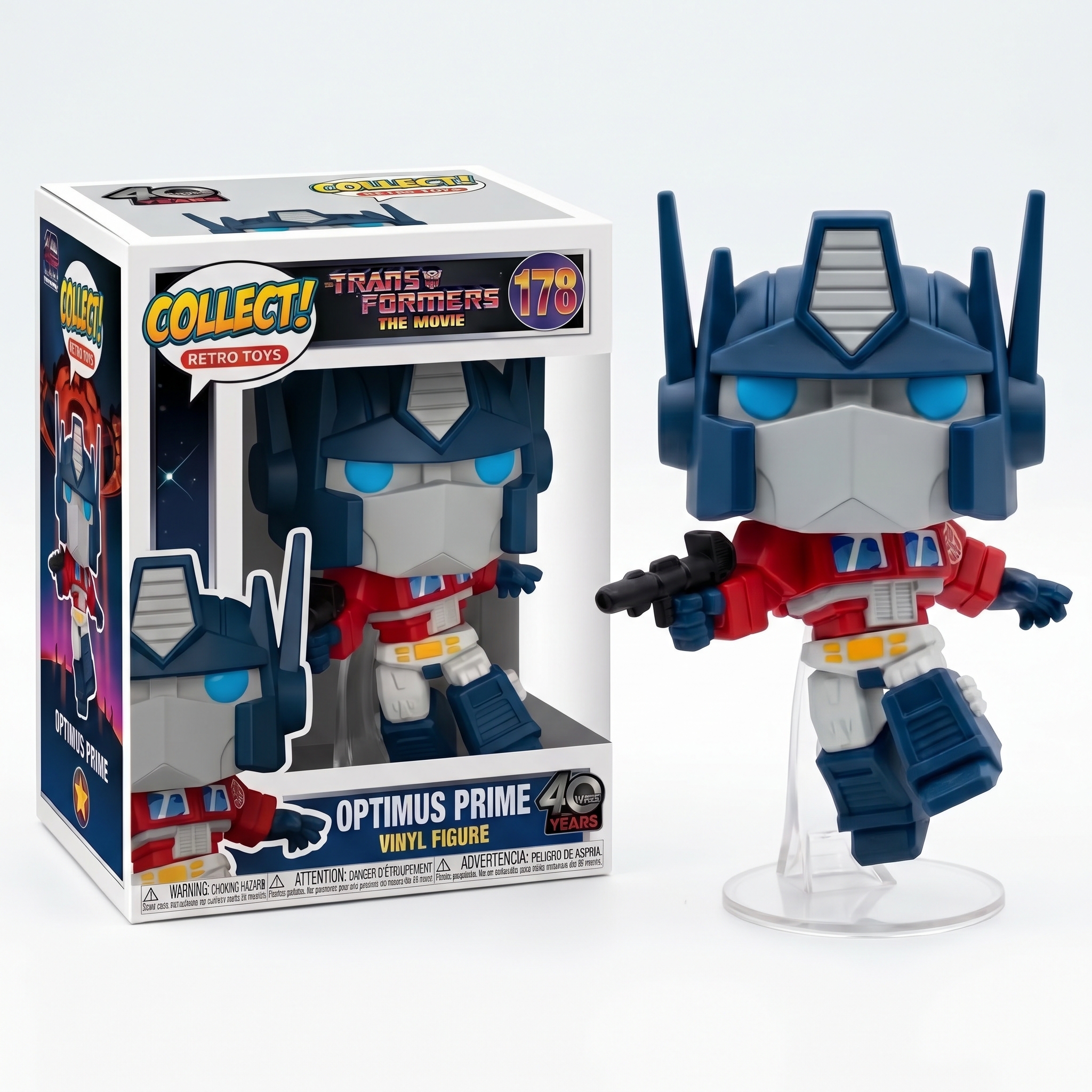🤖 Transformers Optimus Prime Retro Chibi Figure 💥