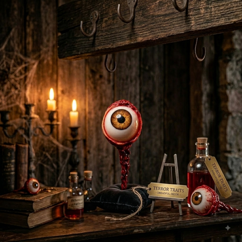 Realistic Bloody Eyeball Hanging Ornaments – Spooky Halloween Decor