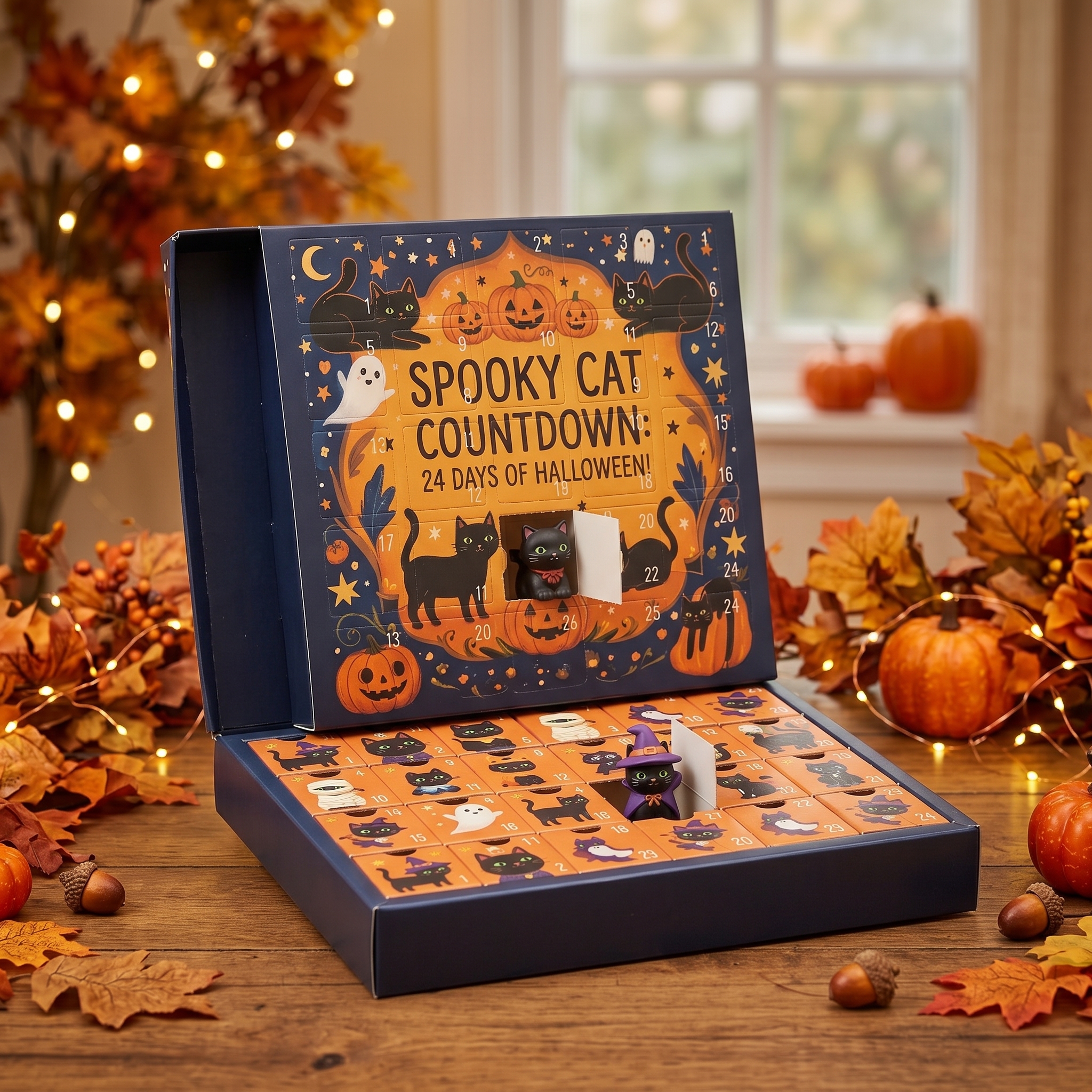 Spooky Cat Countdown Advent Calendar 🐾🎃 Halloween Advent Calendar