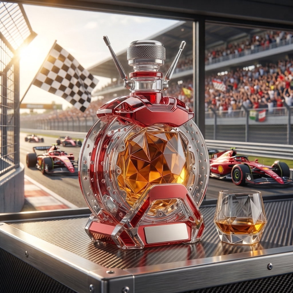 Ferrari Triple-Champion Racing Caliper Whiskey Decanter 🏎️🔥