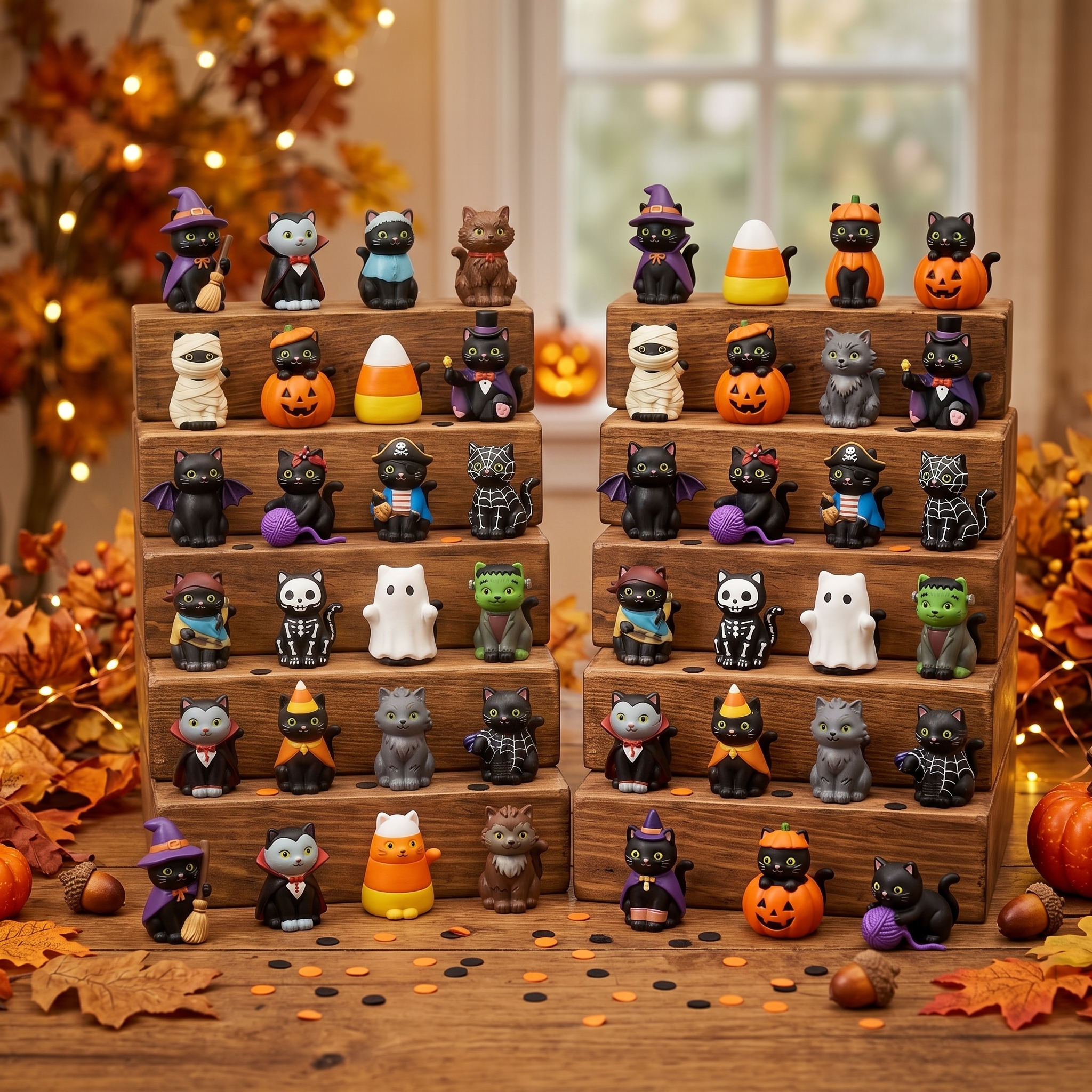 Spooky Cat Countdown Advent Calendar 🐾🎃 Halloween Advent Calendar