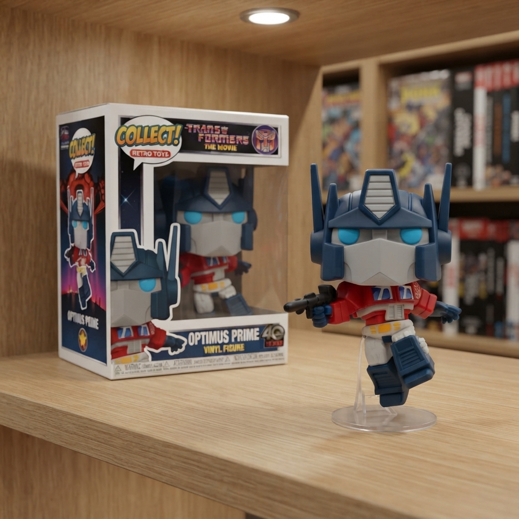 🤖 Transformers Optimus Prime Retro Chibi Figure 💥