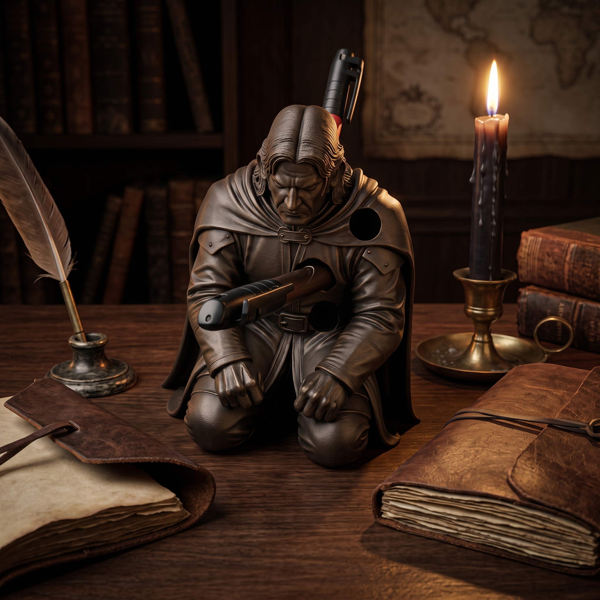 Boromir Heroic "Arrow" Pen Holder 🏹⚔️ | Epic Fantasy Desk Organizer🛡️✨