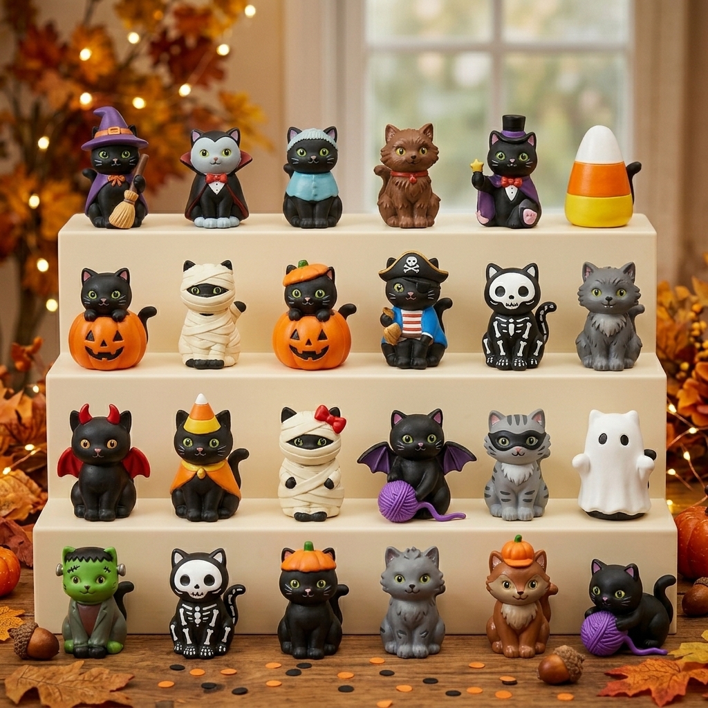 Spooky Cat Countdown Advent Calendar 🐾🎃 Halloween Advent Calendar
