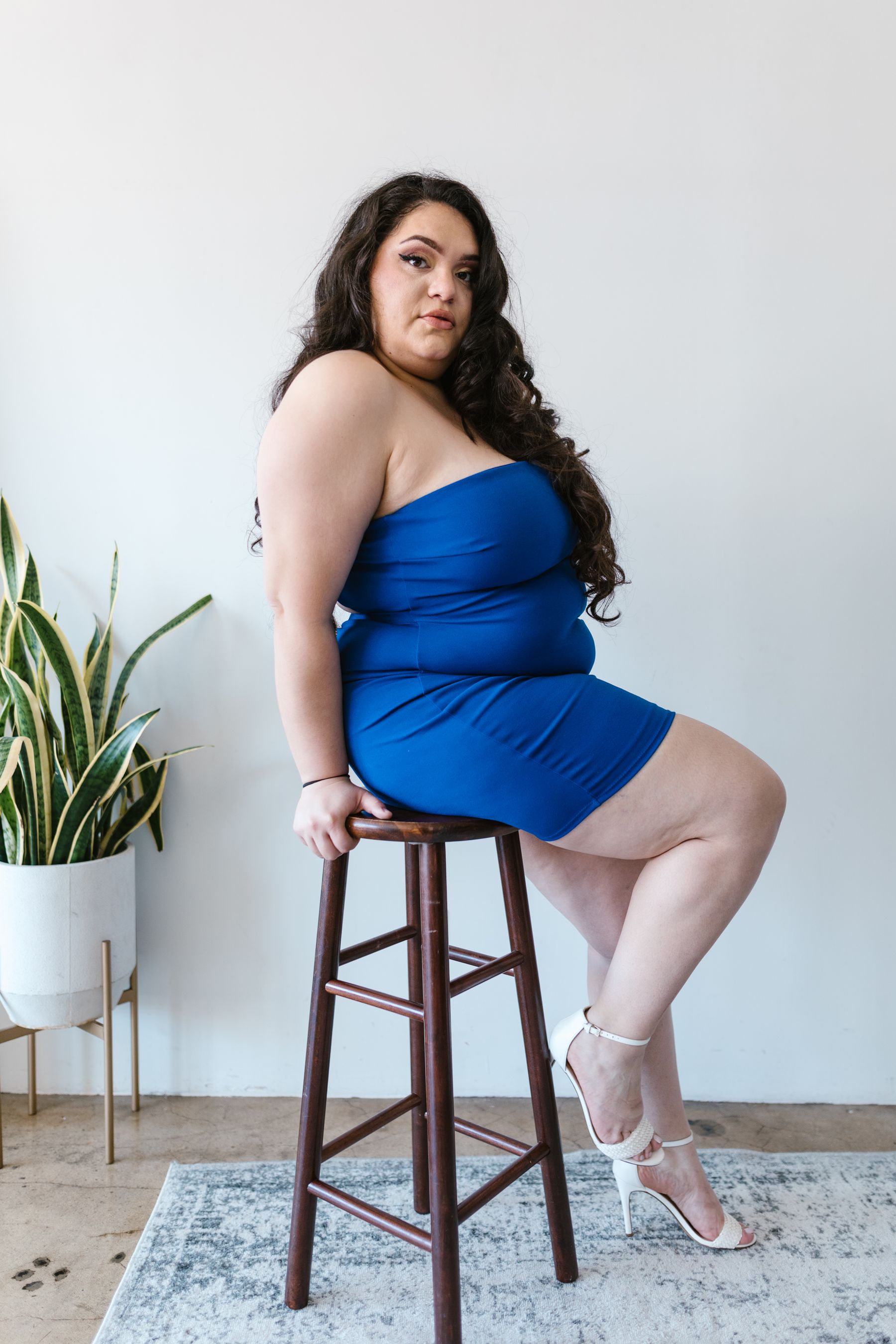 Inclusive blue dress collection