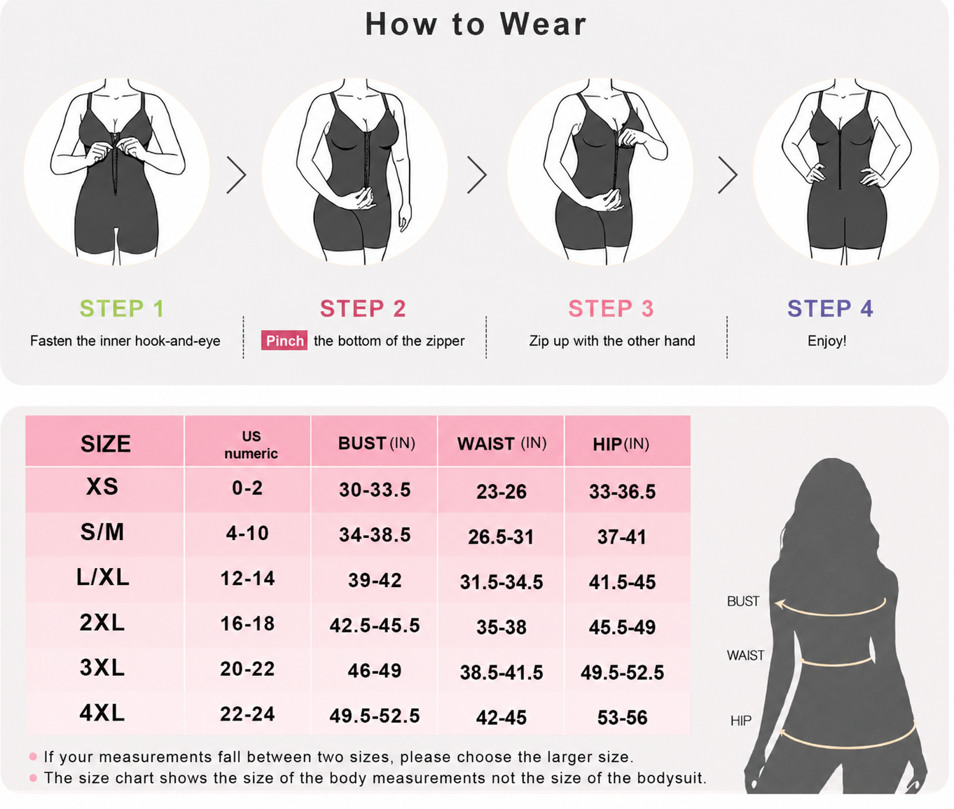 Shapewear for Women Tummy Control Bodysuits Zip-Up Comfort Ultra Stretch Fabric Customizable Fit Breathable Mesh Design Comfortable Fit