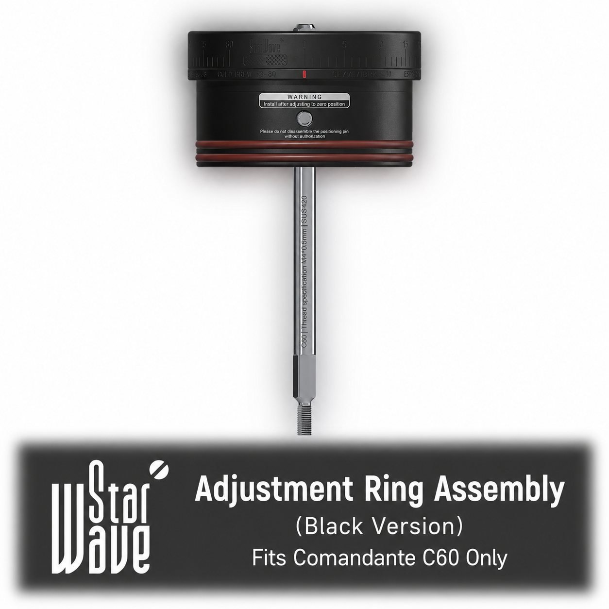 StarWave Adjustment Ring Assembly for Comandante C40 | C60 Coffee Grinder Accessories