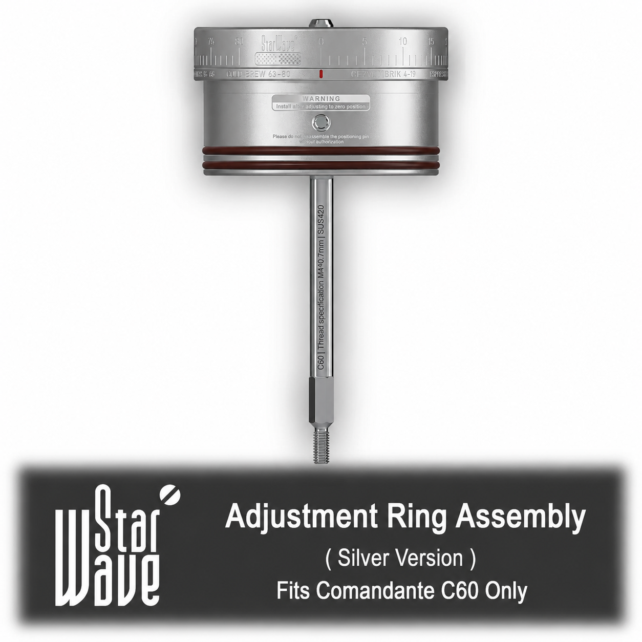 StarWave Adjustment Ring Assembly for Comandante C40 | C60 Coffee Grinder Accessories