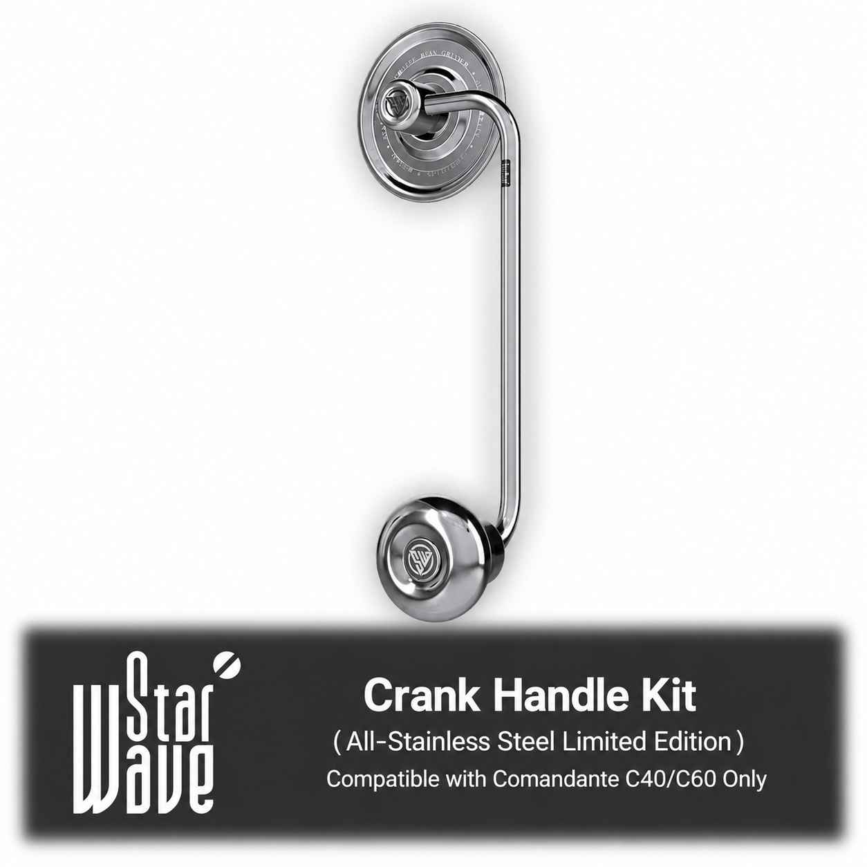 StarWave Folding Crank Handle for Comandante C40 & C60 