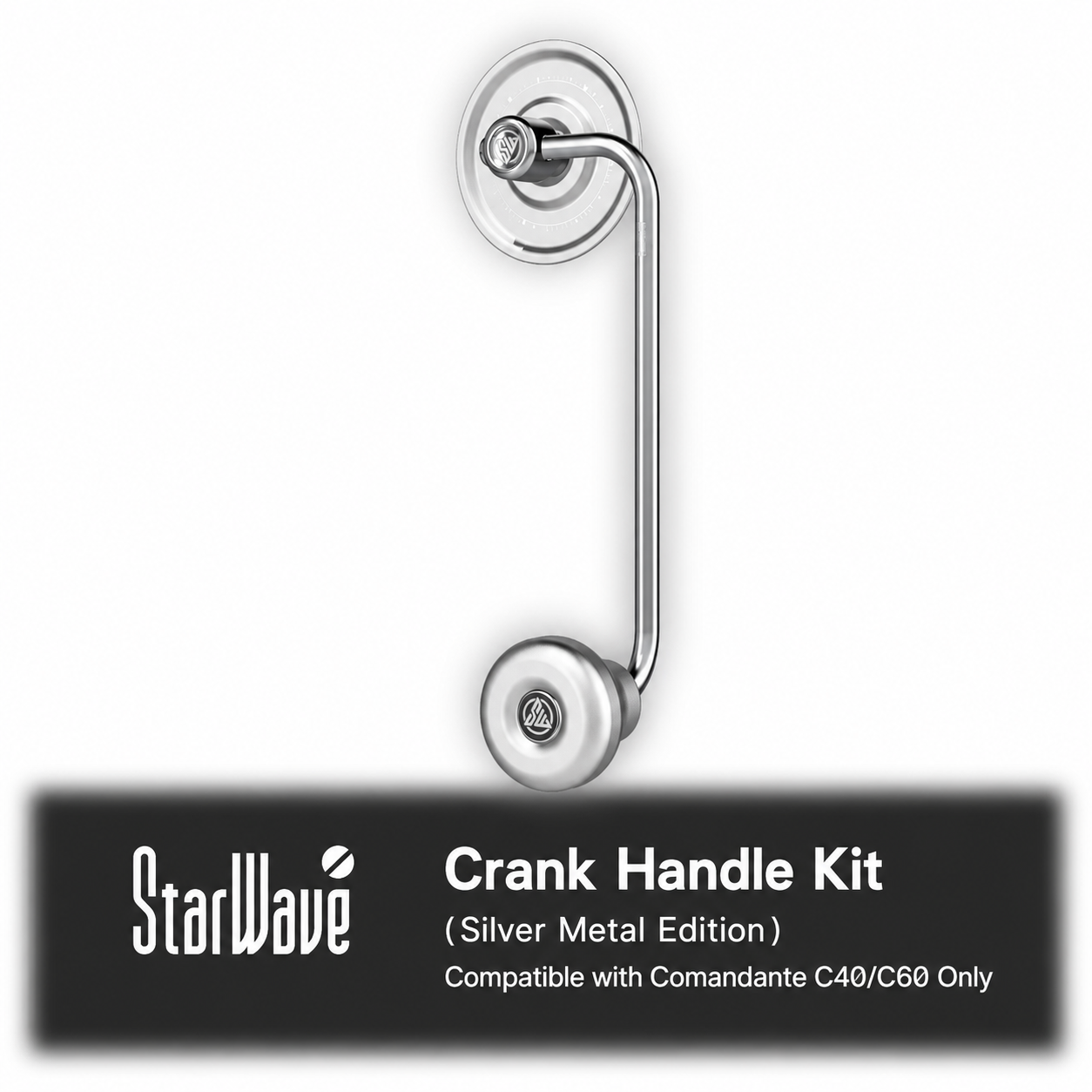 StarWave Folding Crank Handle for Comandante C40 & C60 