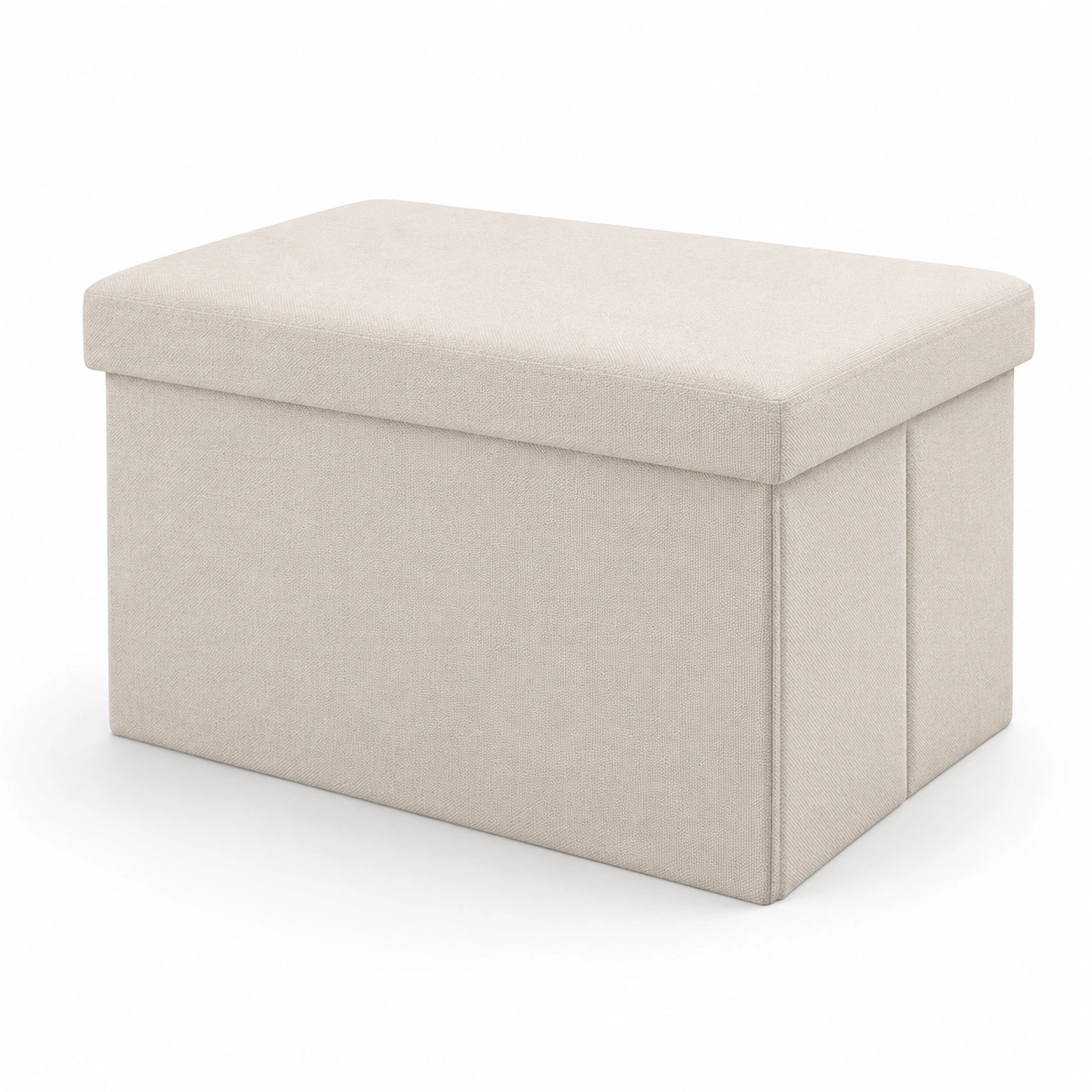 Banco de almacenamiento beige