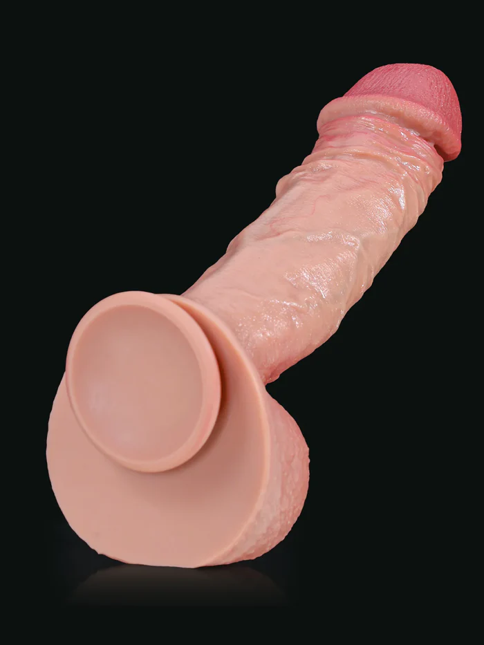Rock – 10.8 × 2.2" XL Thick Realistic Dildo with Bendable Metal Keel