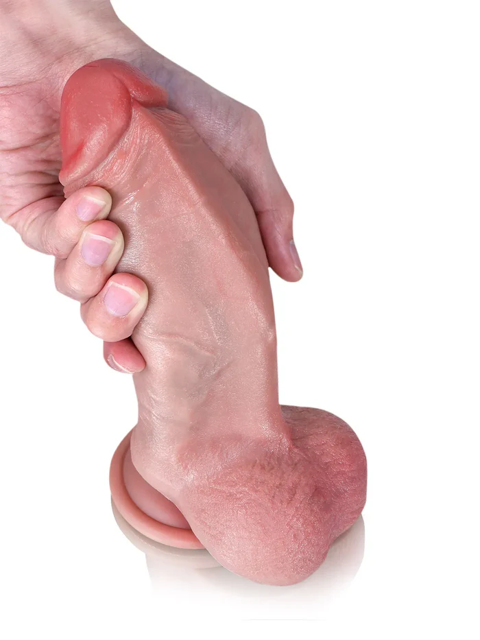 Jor – 8.7" × 2.3" Thick, Short, Soft Flesh-Like Realistic Dildo