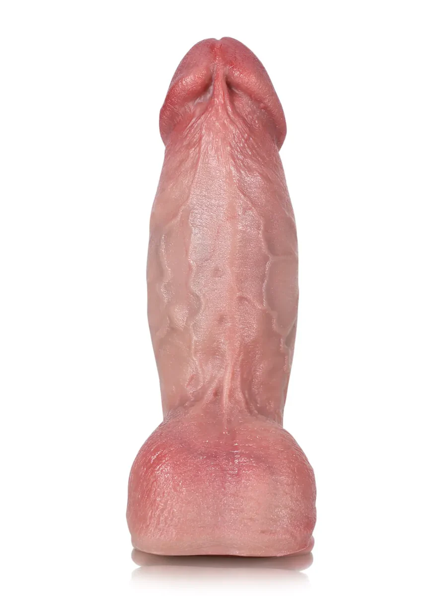 Lon 7.5 x 2.2 in — Thick, short, and plump dildo with a soft-touch feel.