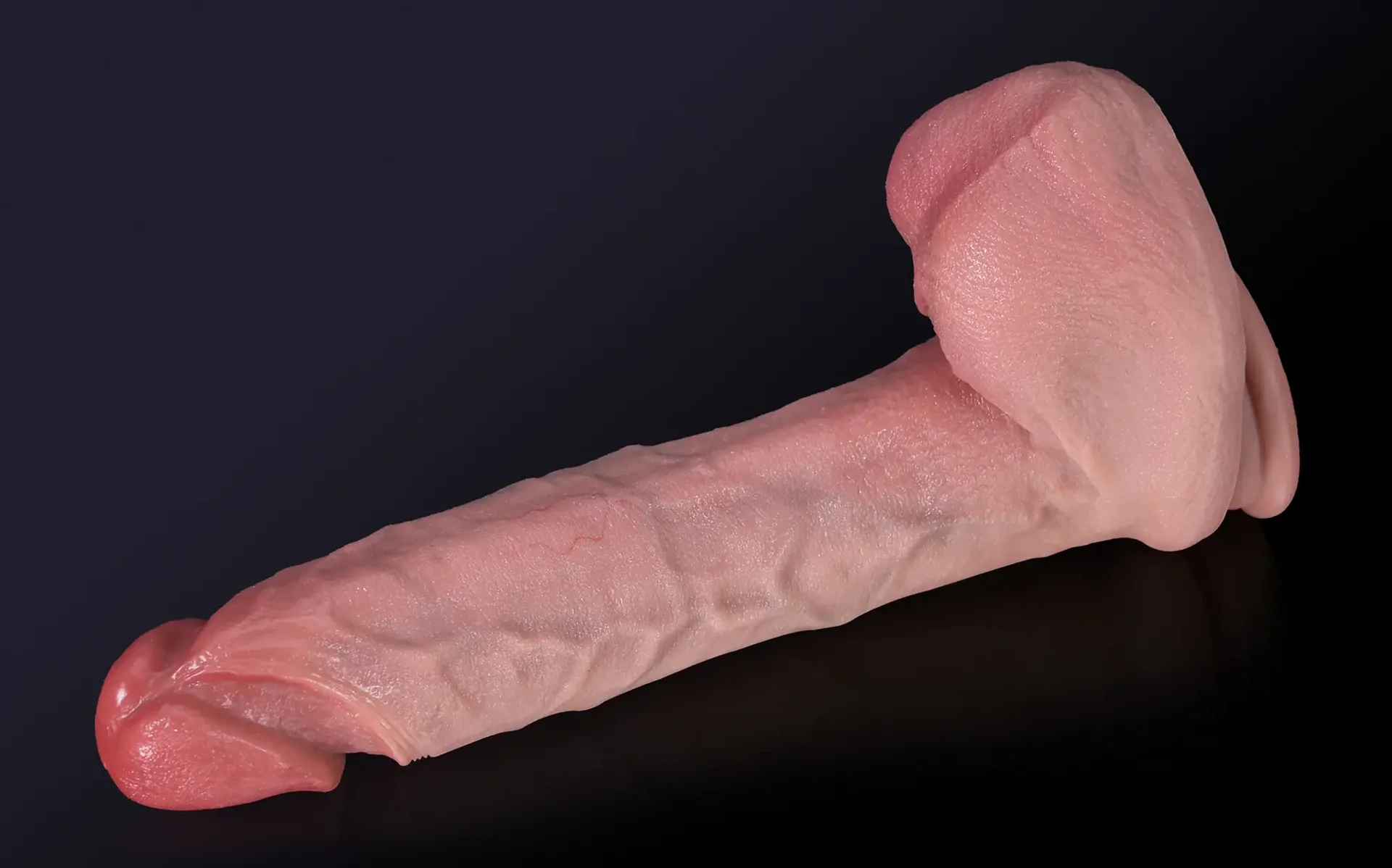 Sea – 9.5" × 1.7" Slender, Ultra-Realistic Flesh-Like Dildo with Defined Glans