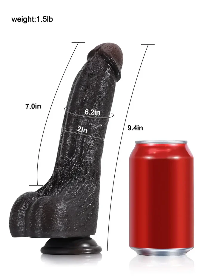 Camer – 9.5" × 2" Ultra-Realistic Flesh-Like Dildo with a Natural Feel