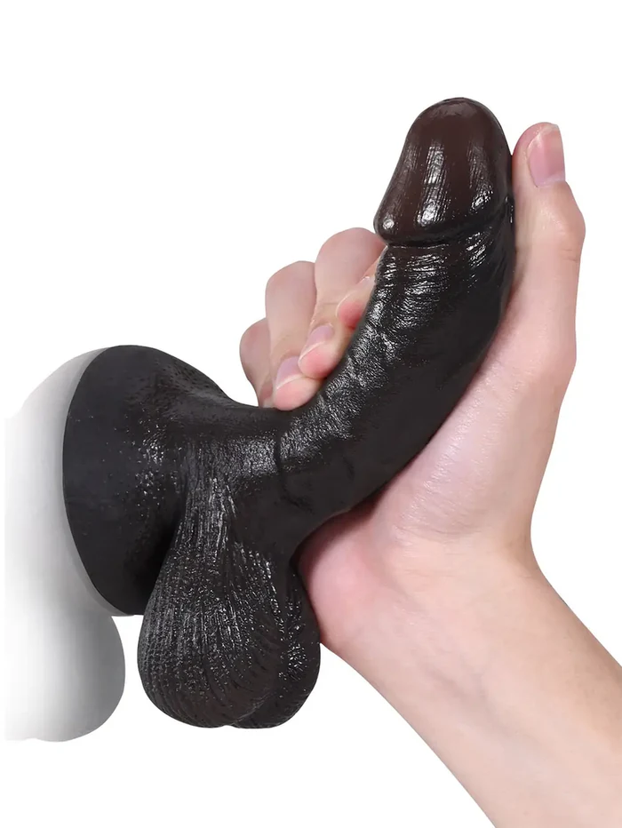 Smi – 6 × 1.3" Ultra-Soft Flesh-Like Small Dildo with Swinging Saggy Balls