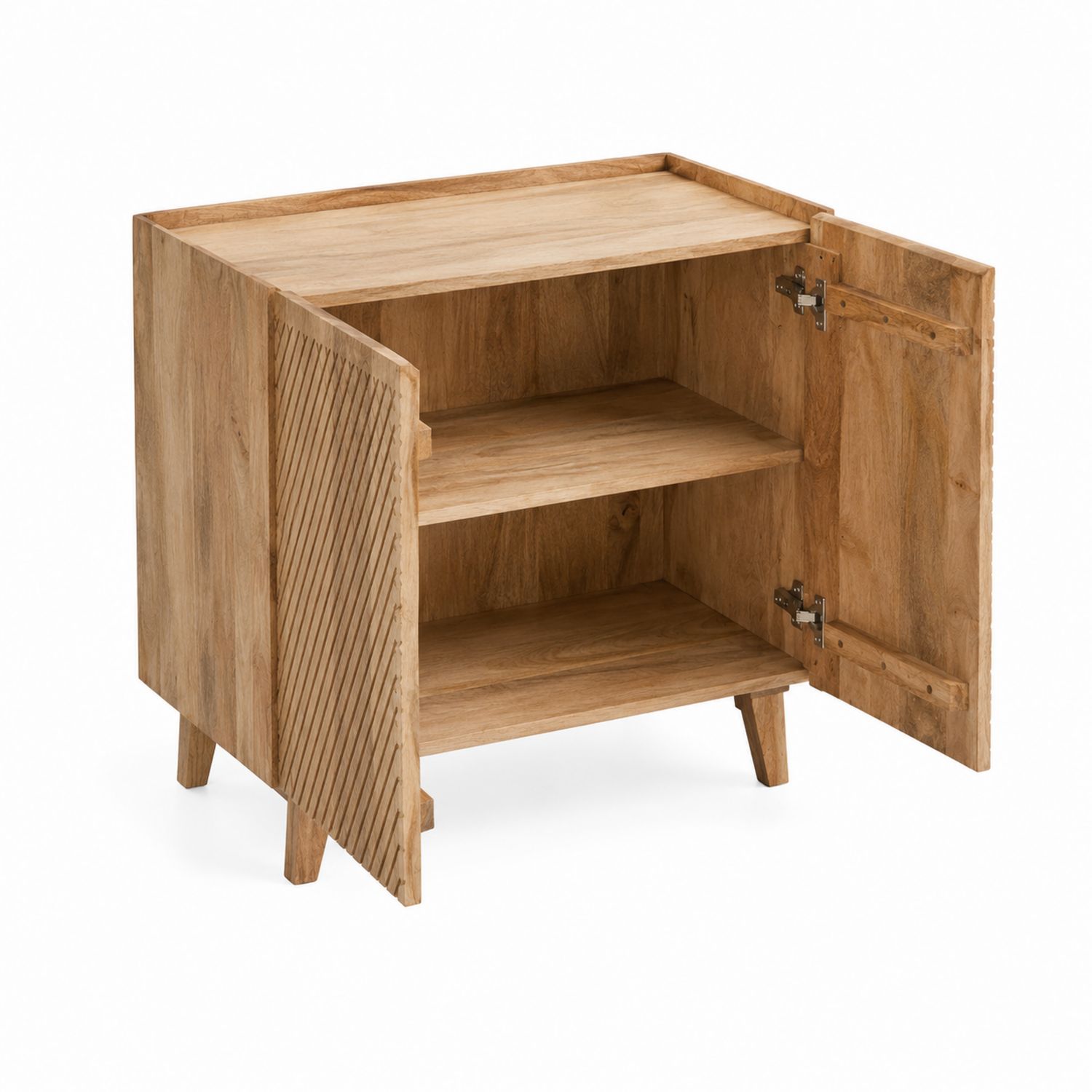 Sideboard Mangoholz 2 Türen 78x40x76cm