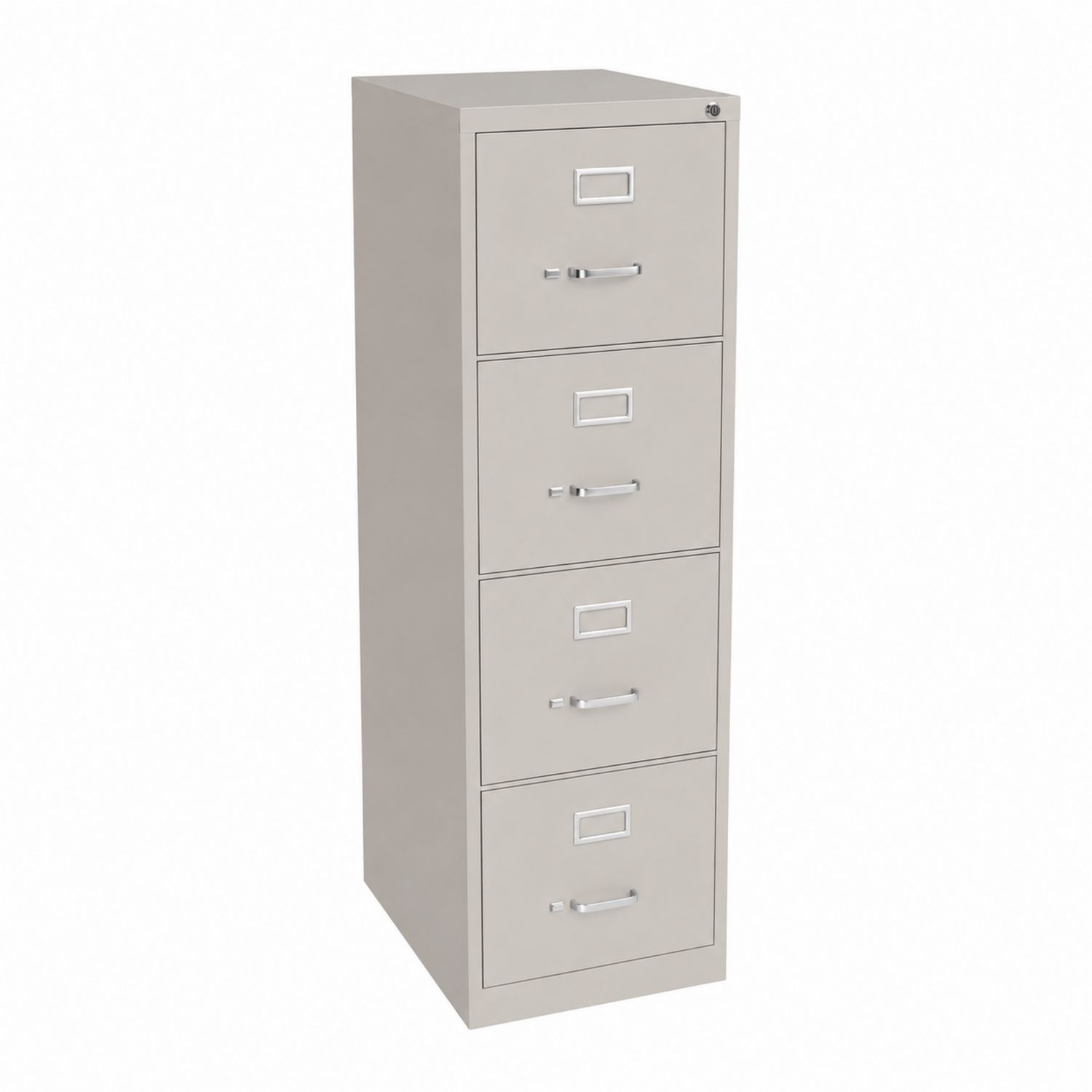 Metall Aktenschrank mit 4 Schubladen Grau