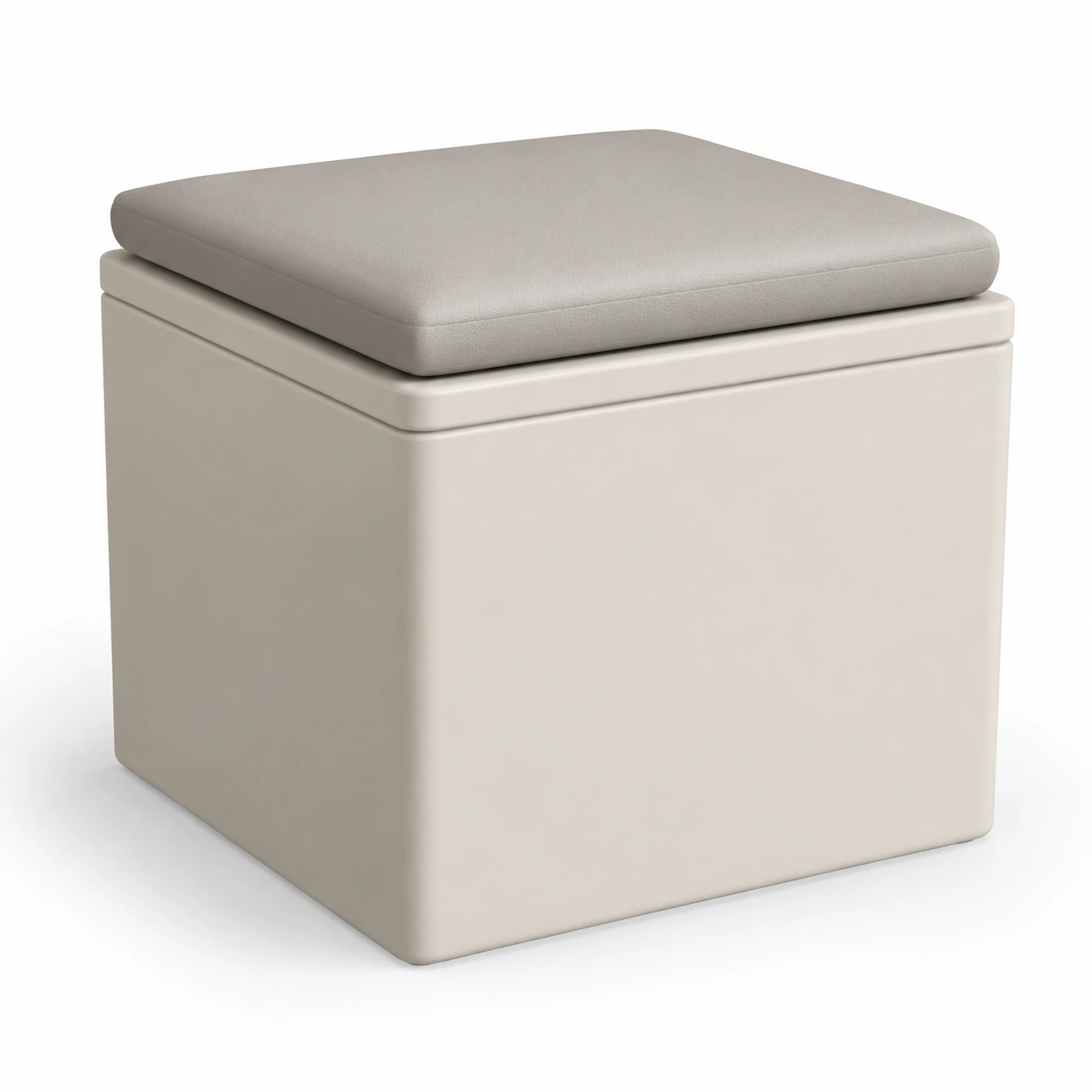 Banco de almacenamiento color beige-furnifyo