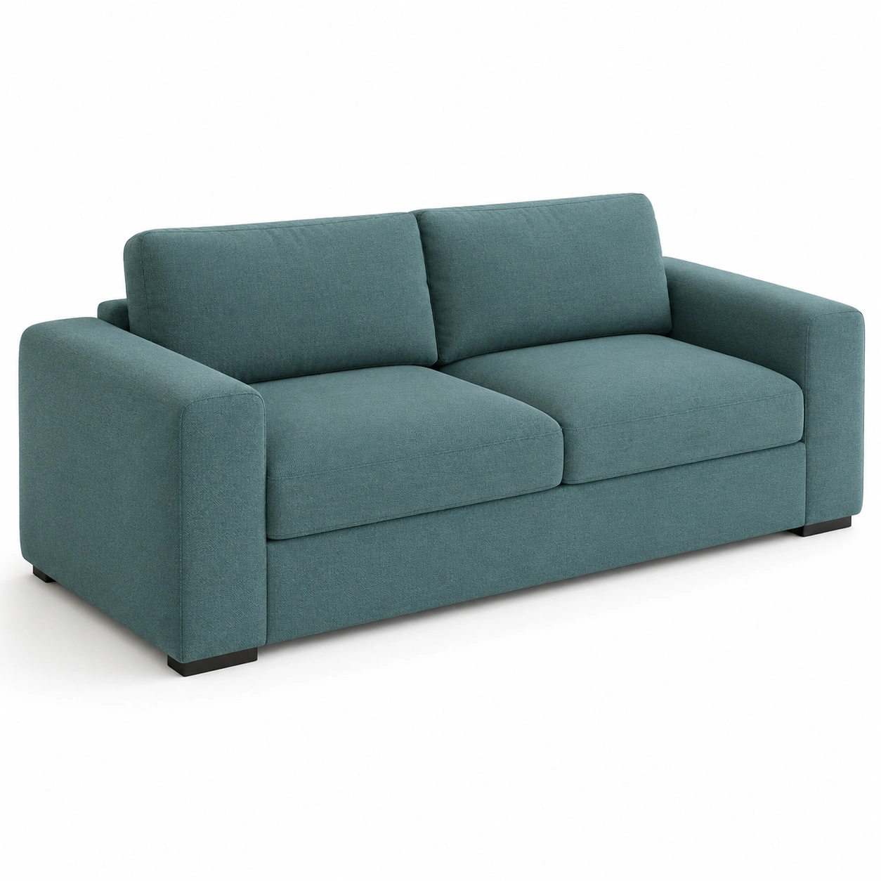 Sofa azul verdoso para 2 plazas-furnifyo