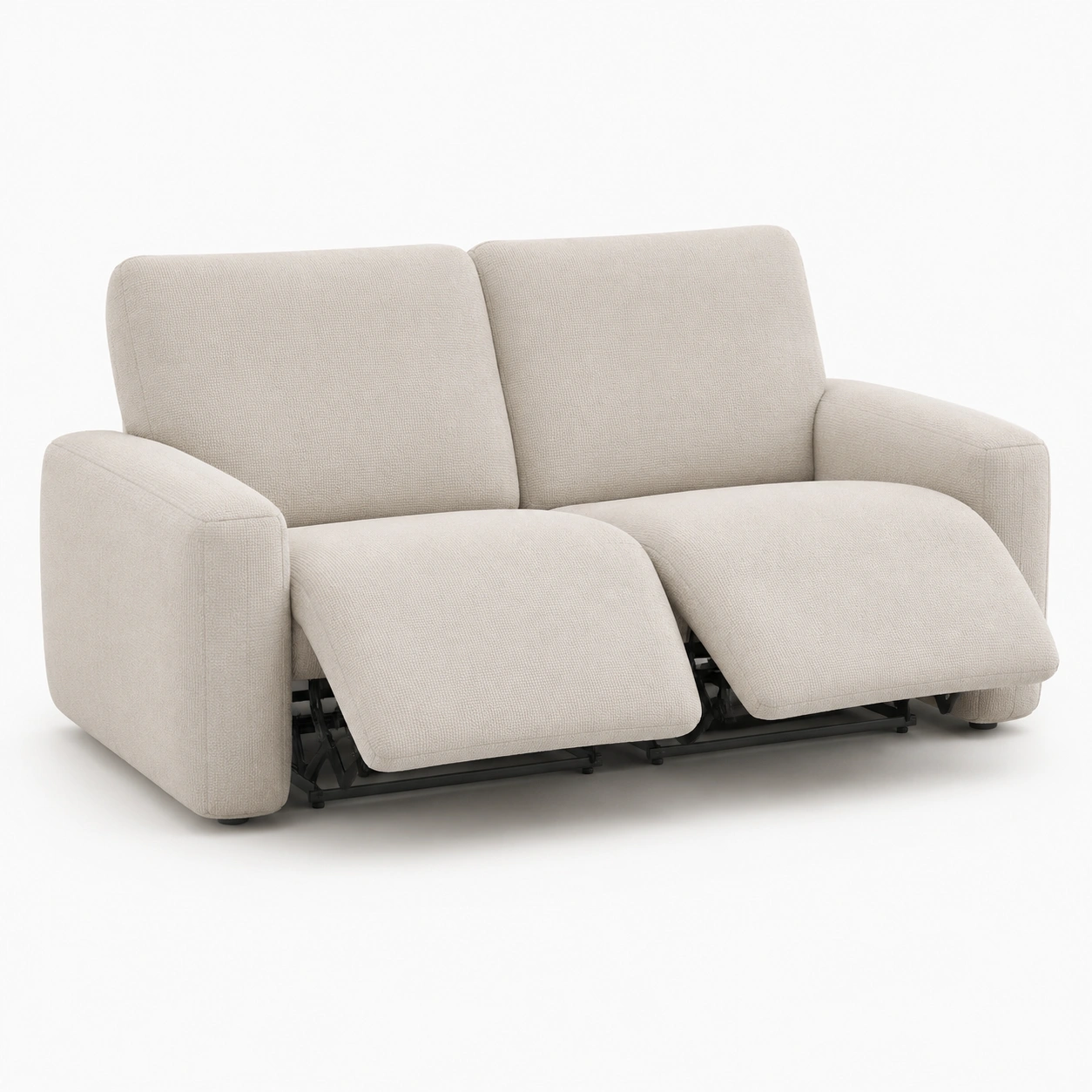 Sofa cama sencillo beige-furnifyo