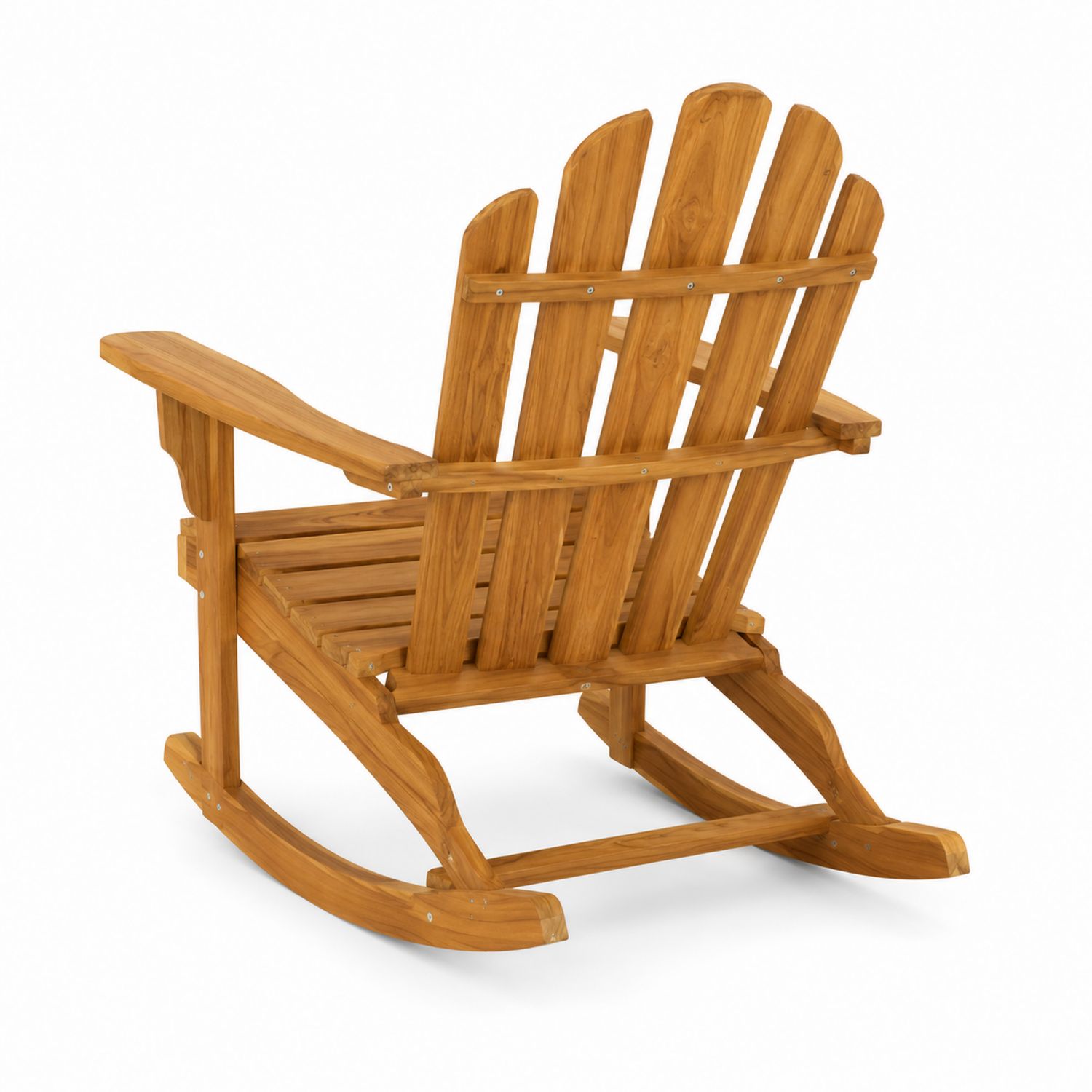 Gartenstuhl Schaukelstuhl Teak Natur