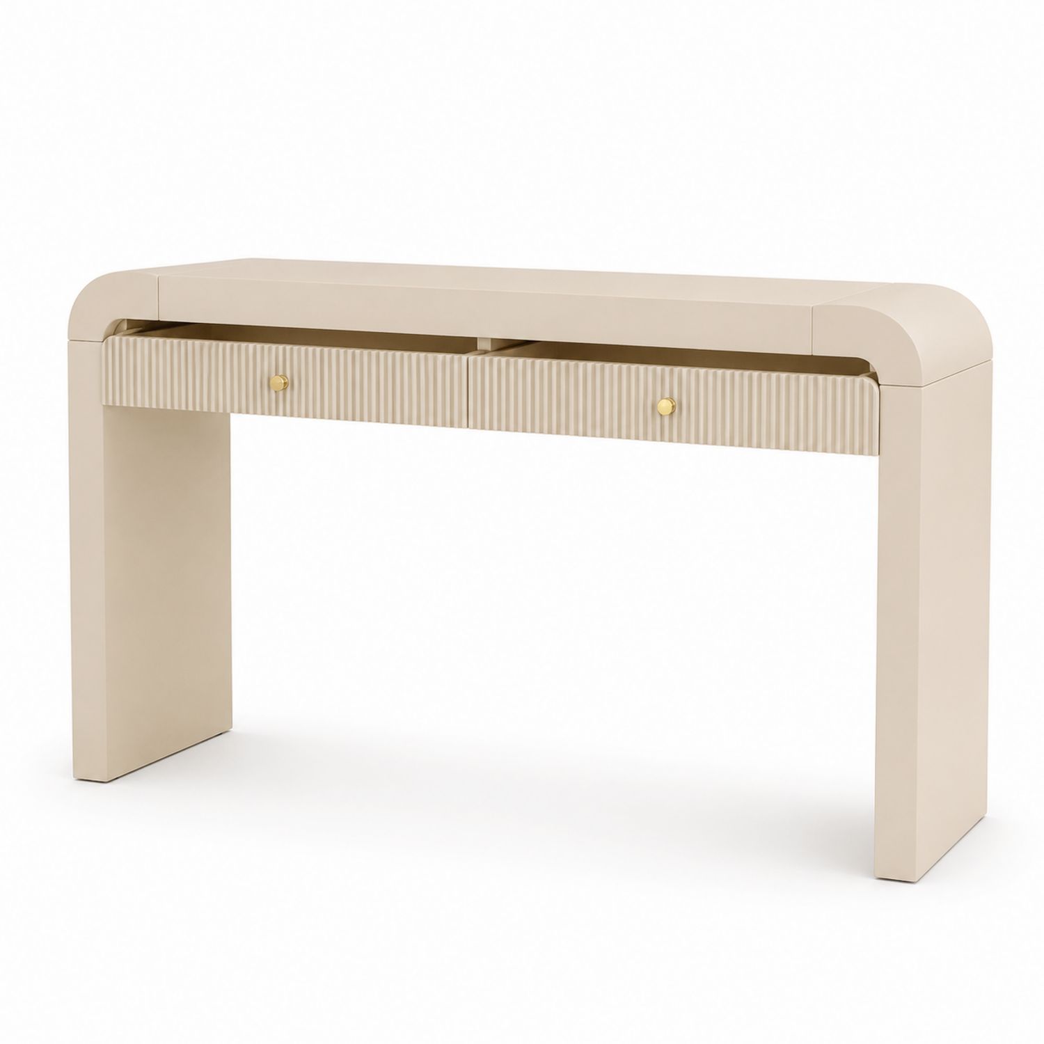 Konsolentisch Beige Rechteckig 120x40x75 cm MDF