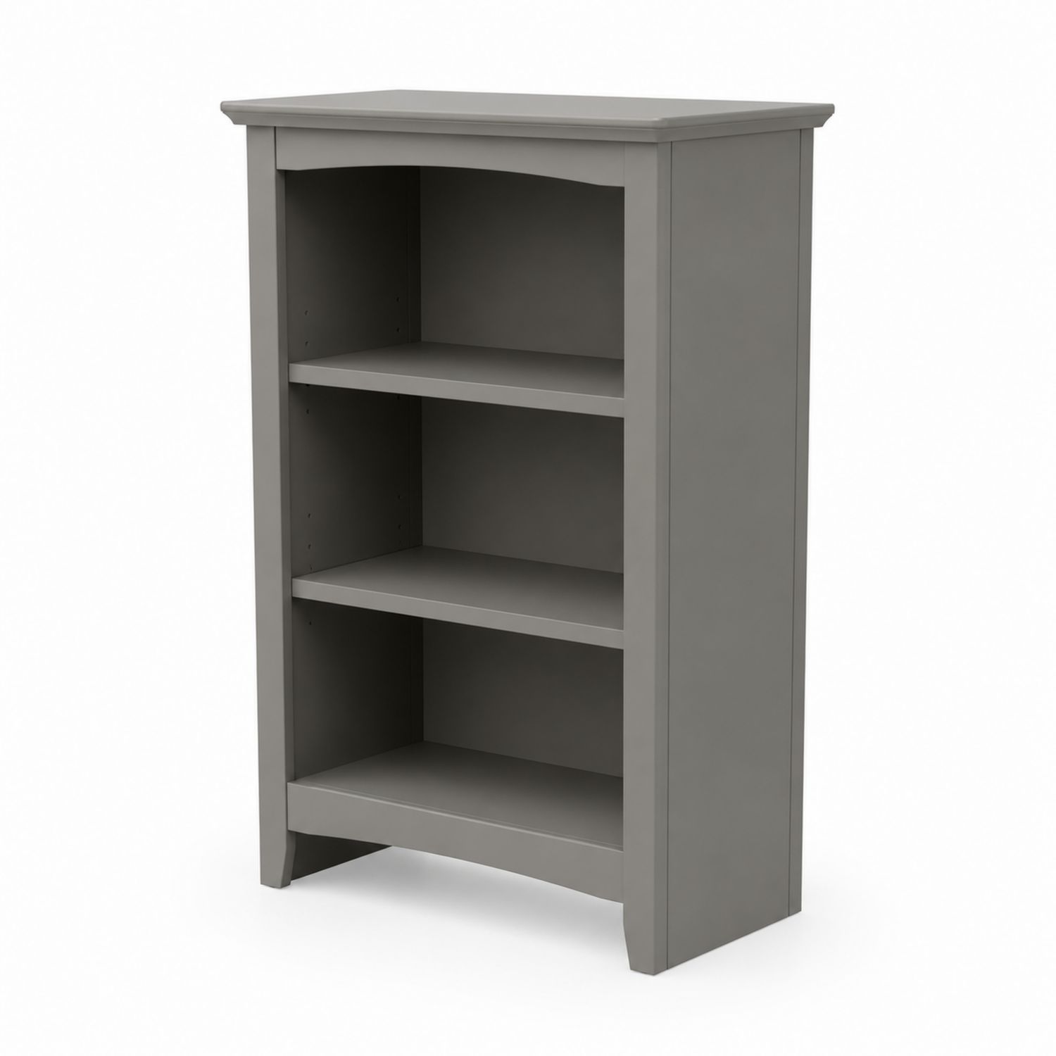 Bücherregal Holz Grau 80x30x120 cm