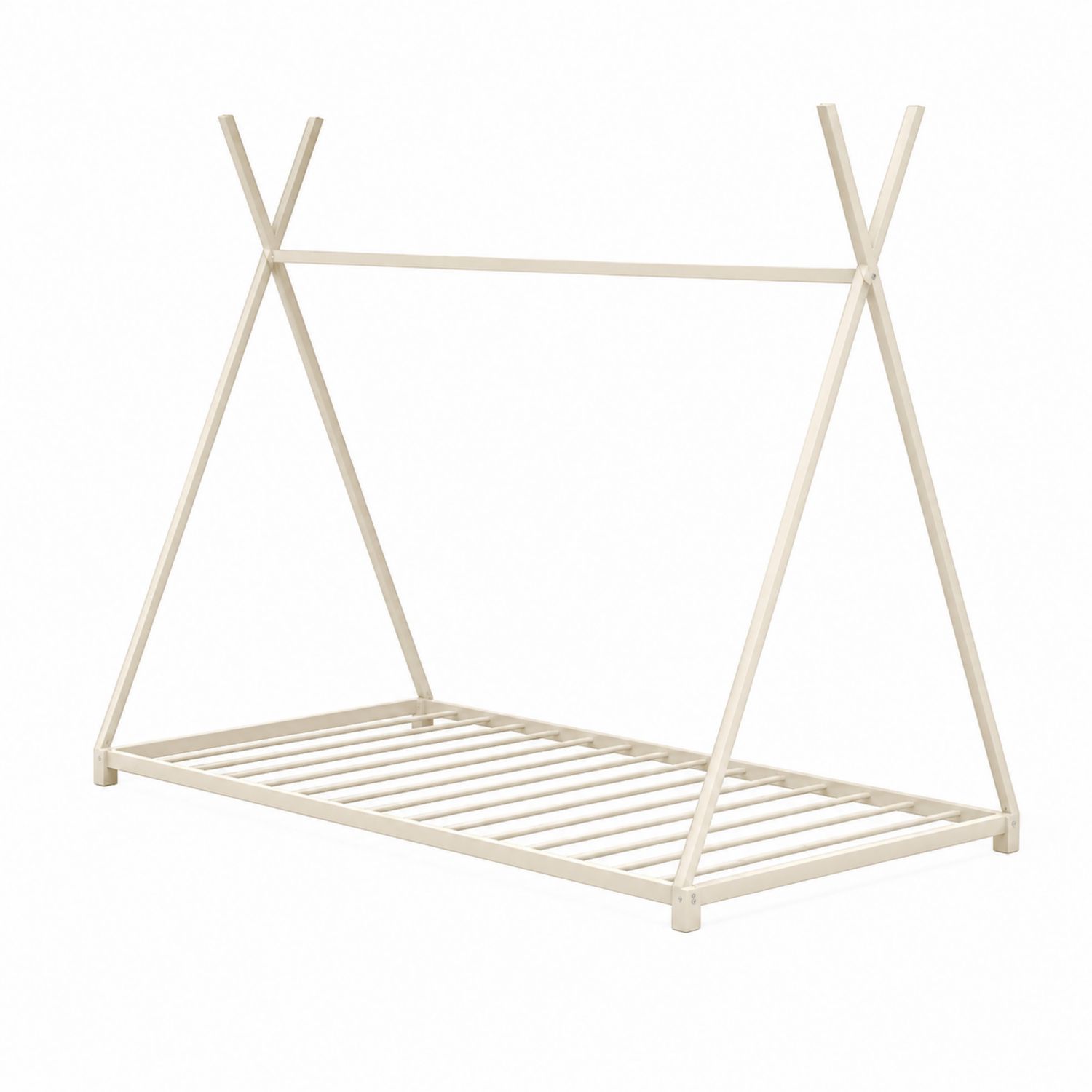 Tipi Kinderbett Holz Natur 200x90 cm