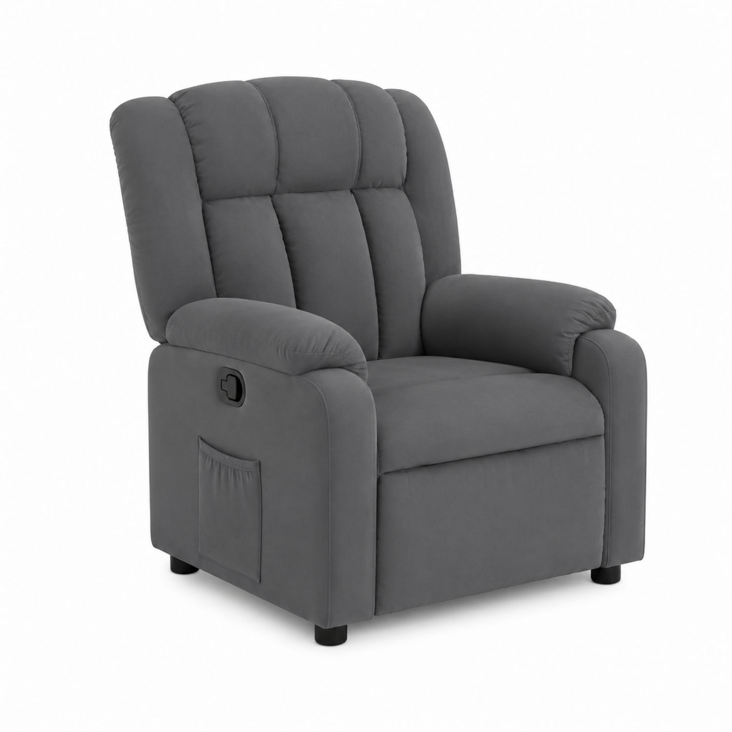 Relaxsessel Mikrofaser Grau 100x80x90 cm-Norvexoril