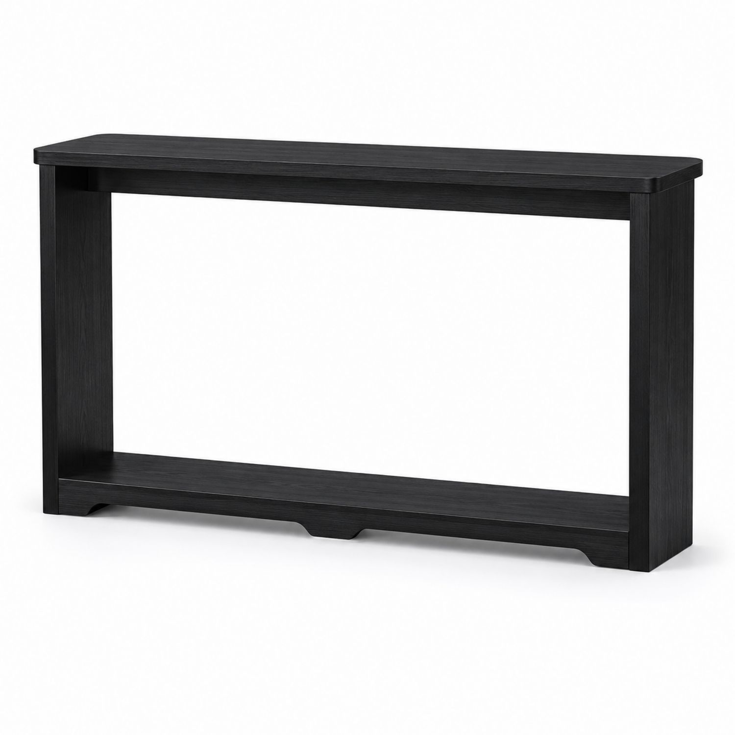 Konsolentisch Rechteckig 120x25x75 cm Holz Schwarz-Norvexoril
